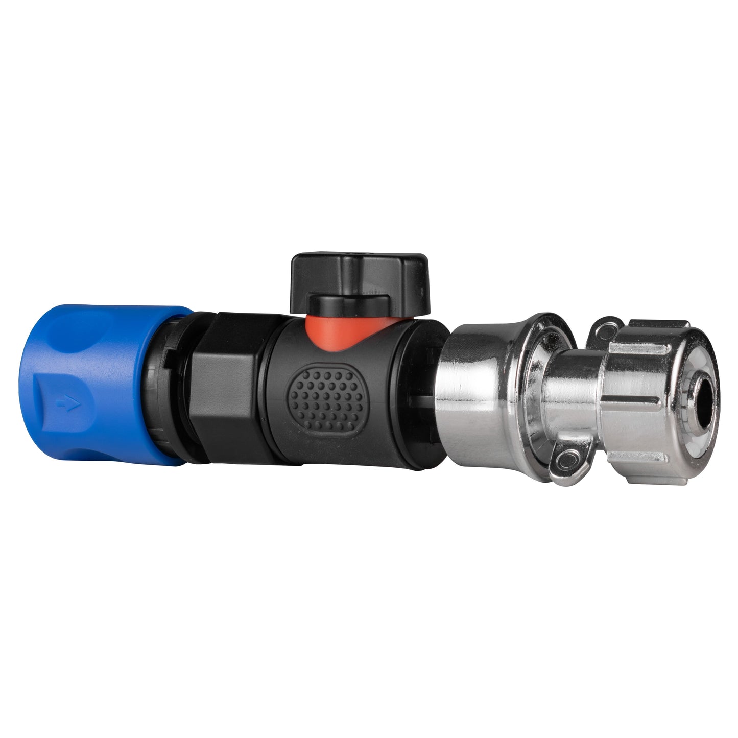 BSPF Quick Connect Valve with Blue Hose Connector & Zinc Hose Fitting