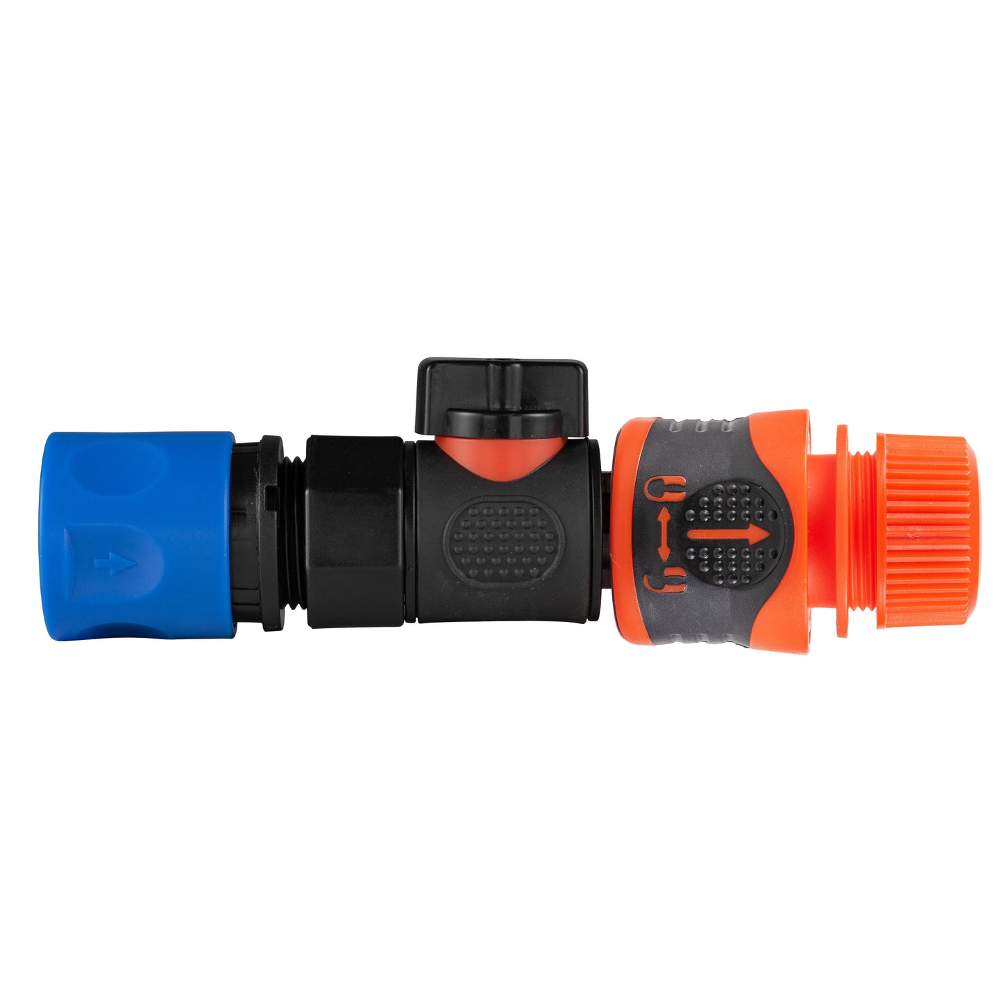 Blue Hose Adapter with BSPF Quick Connect Valve & Locking Connector