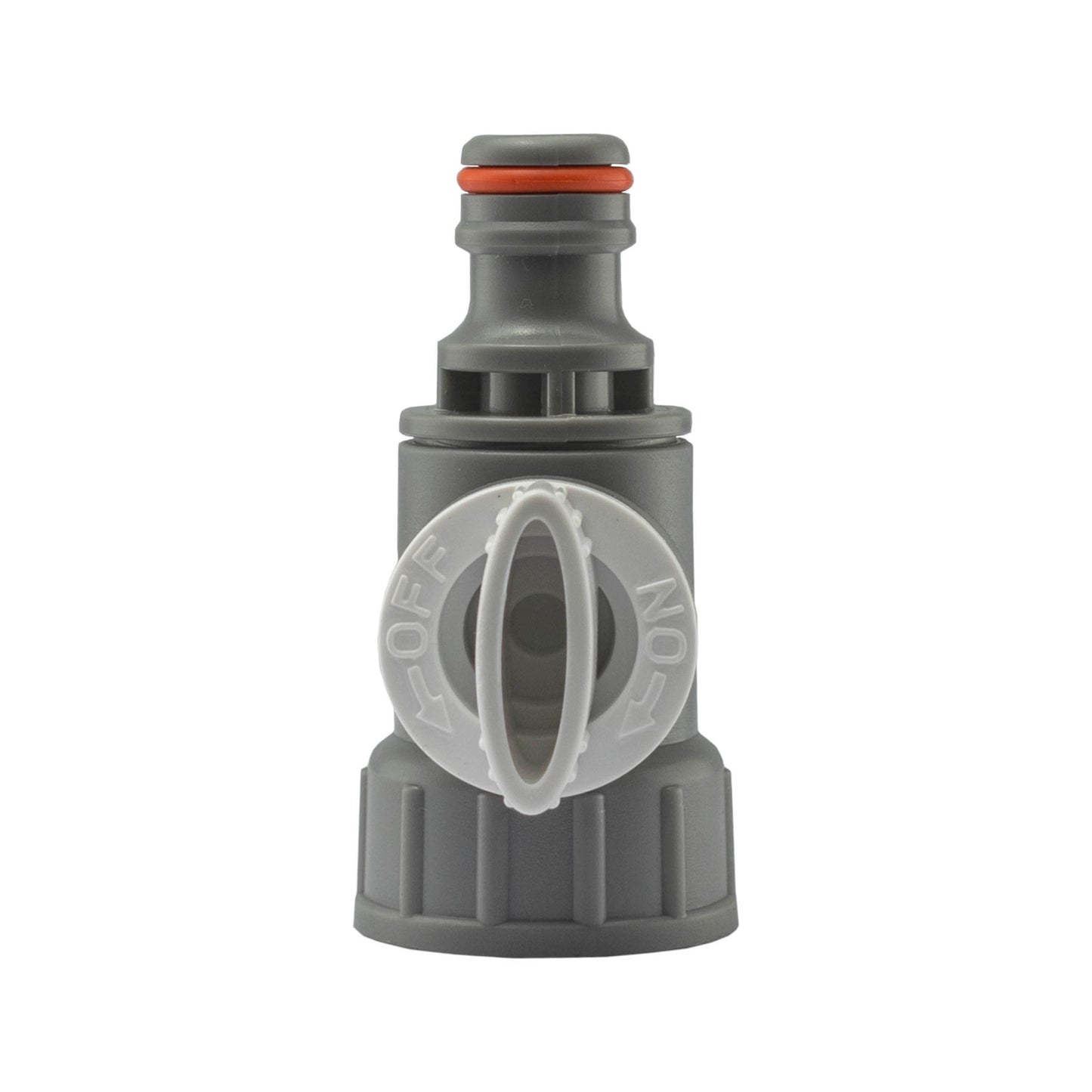 WL-Coloured Snap-On Tap Adapter with 3/4" BSP Female Thread and Valve