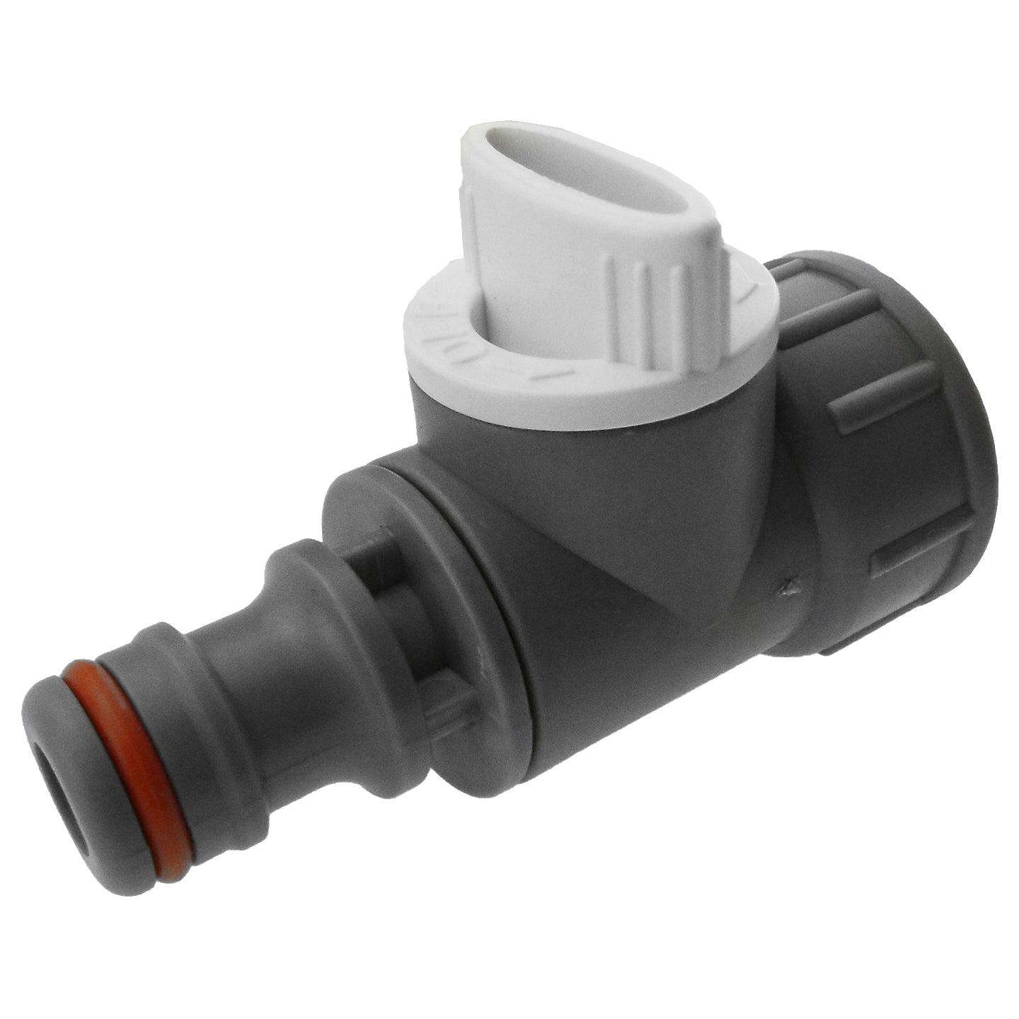 WL-Coloured Snap-On Tap Adapter with 3/4" BSP Female Thread and Valve
