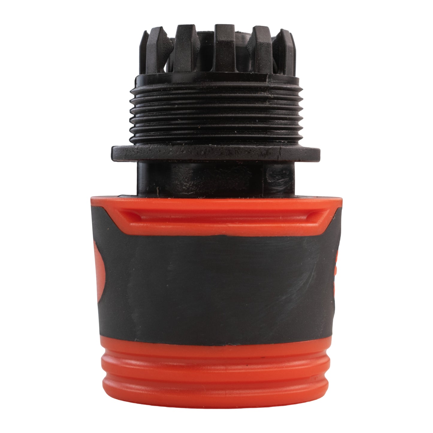 19mm Brass Hose Joiner with BSPF Valve & Soft-Touch Quick Connect Hose Connector – Black