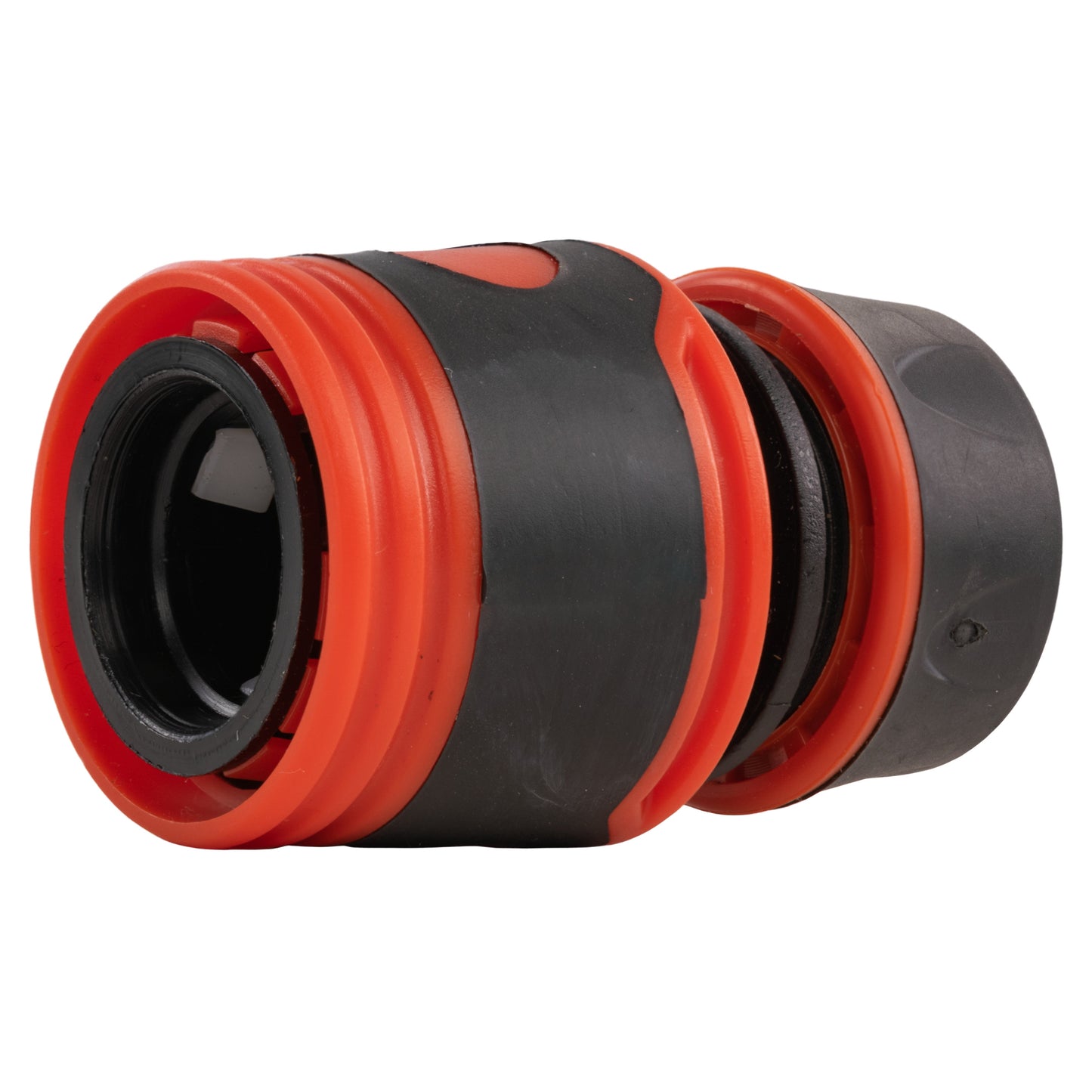 25mm Brass Hose Tail with BSPF Quick-Release Valve & Soft Black Hose Connector
