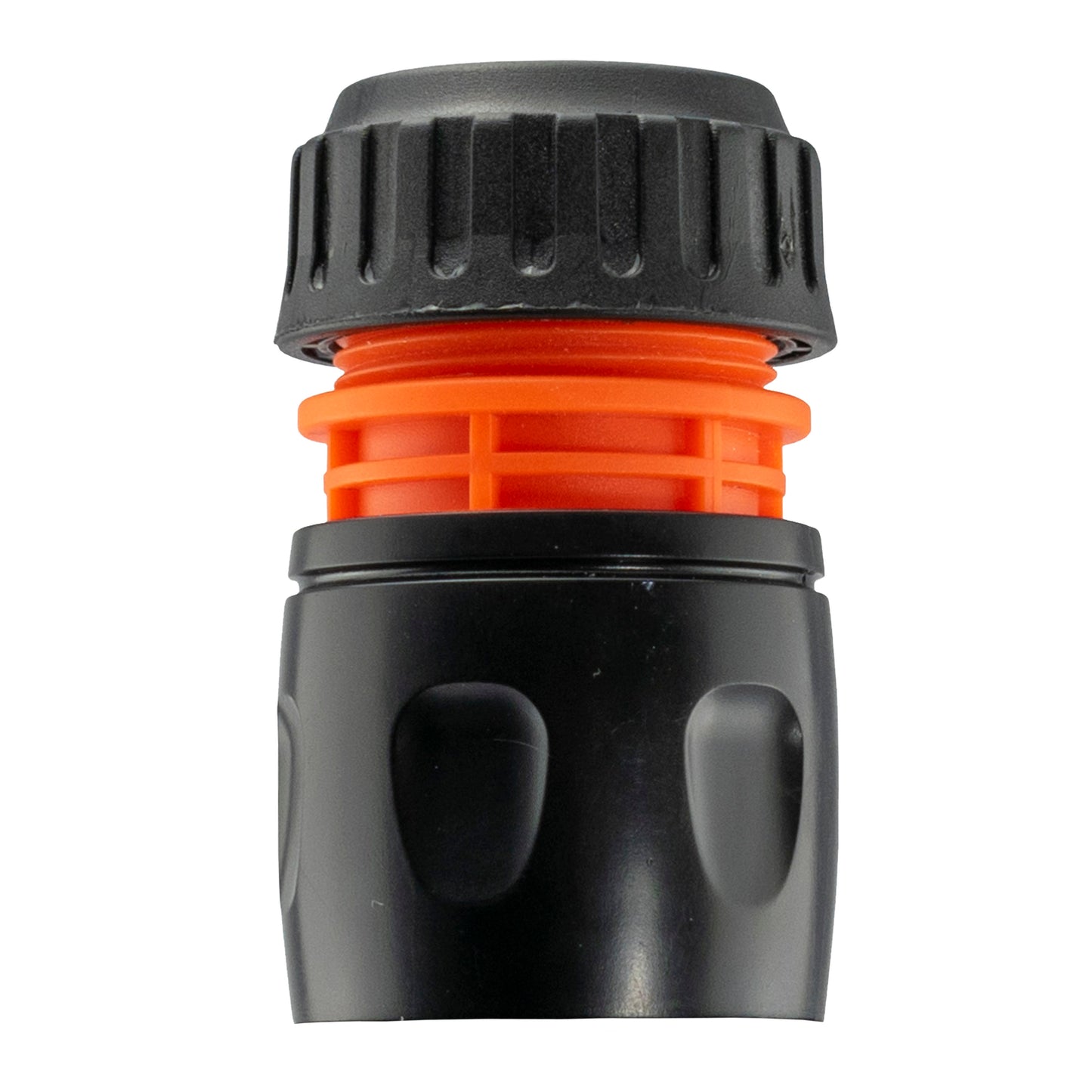 Black/Orange Garden Hose Accessory Set – Connectors & Nozzle