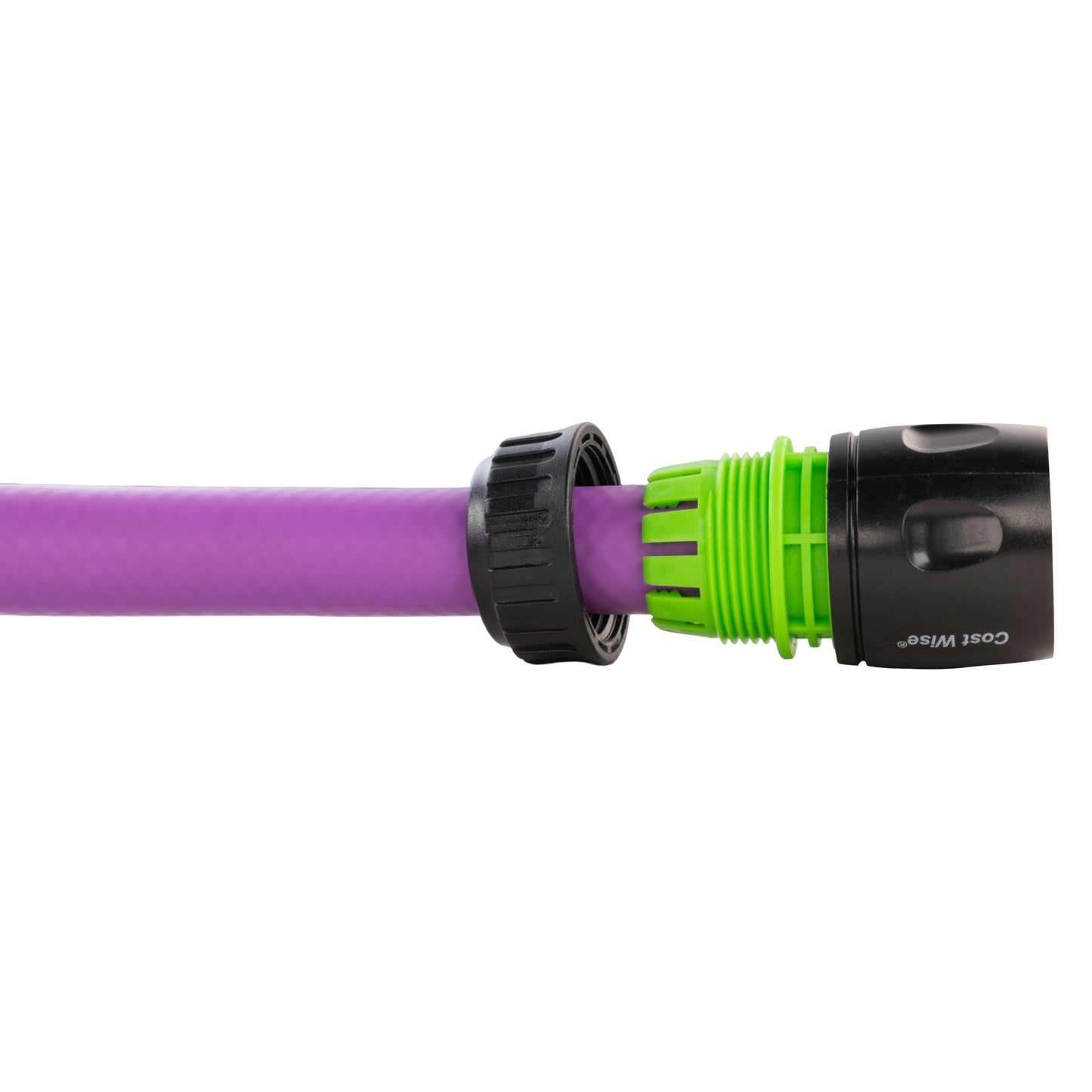 Cost Wise Male‑Male Quick‑Connect Inline Hose Valve Set Black/Green