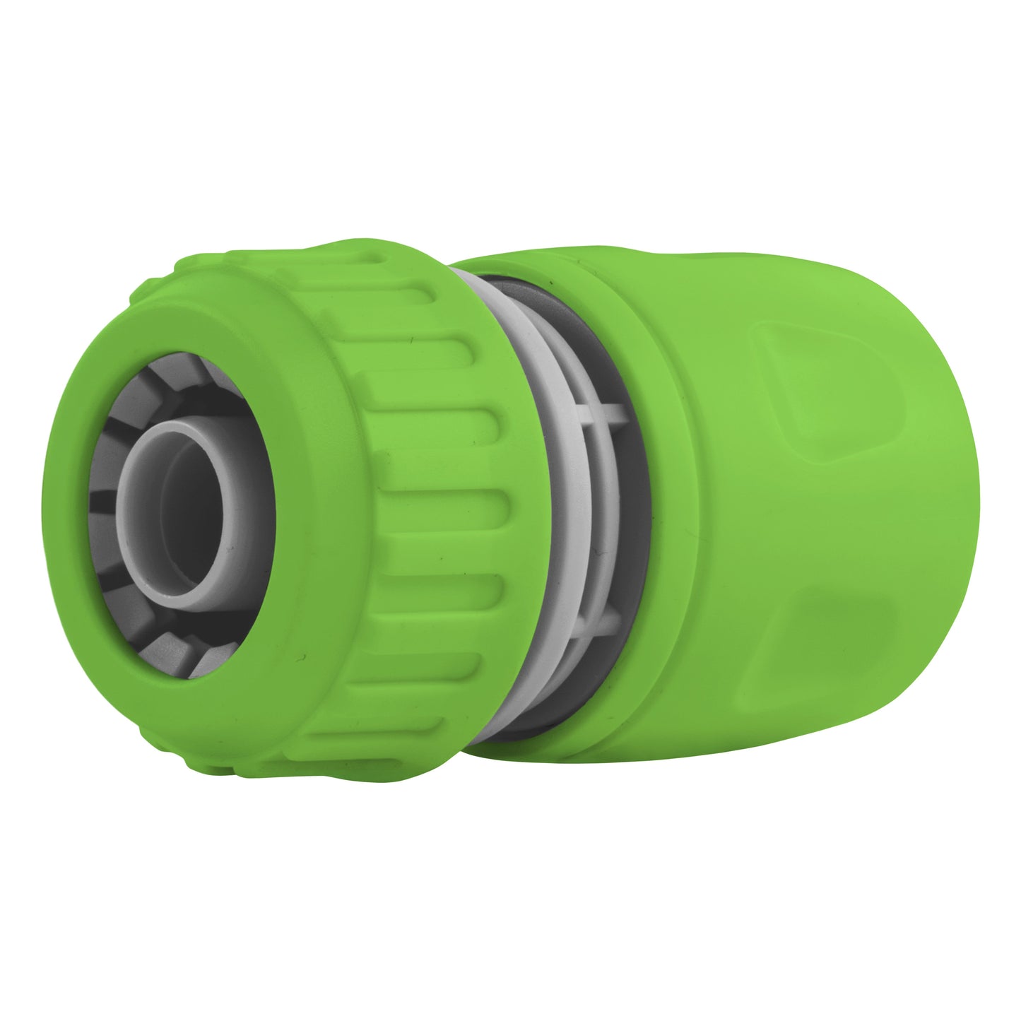 Green/Grey Female Hose Fitting Compatible with ½" or 5/8" Hoses