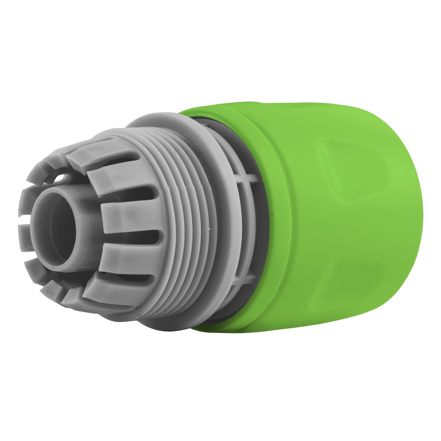 Green/Grey Female Hose Fitting Compatible with ½" or 5/8" Hoses
