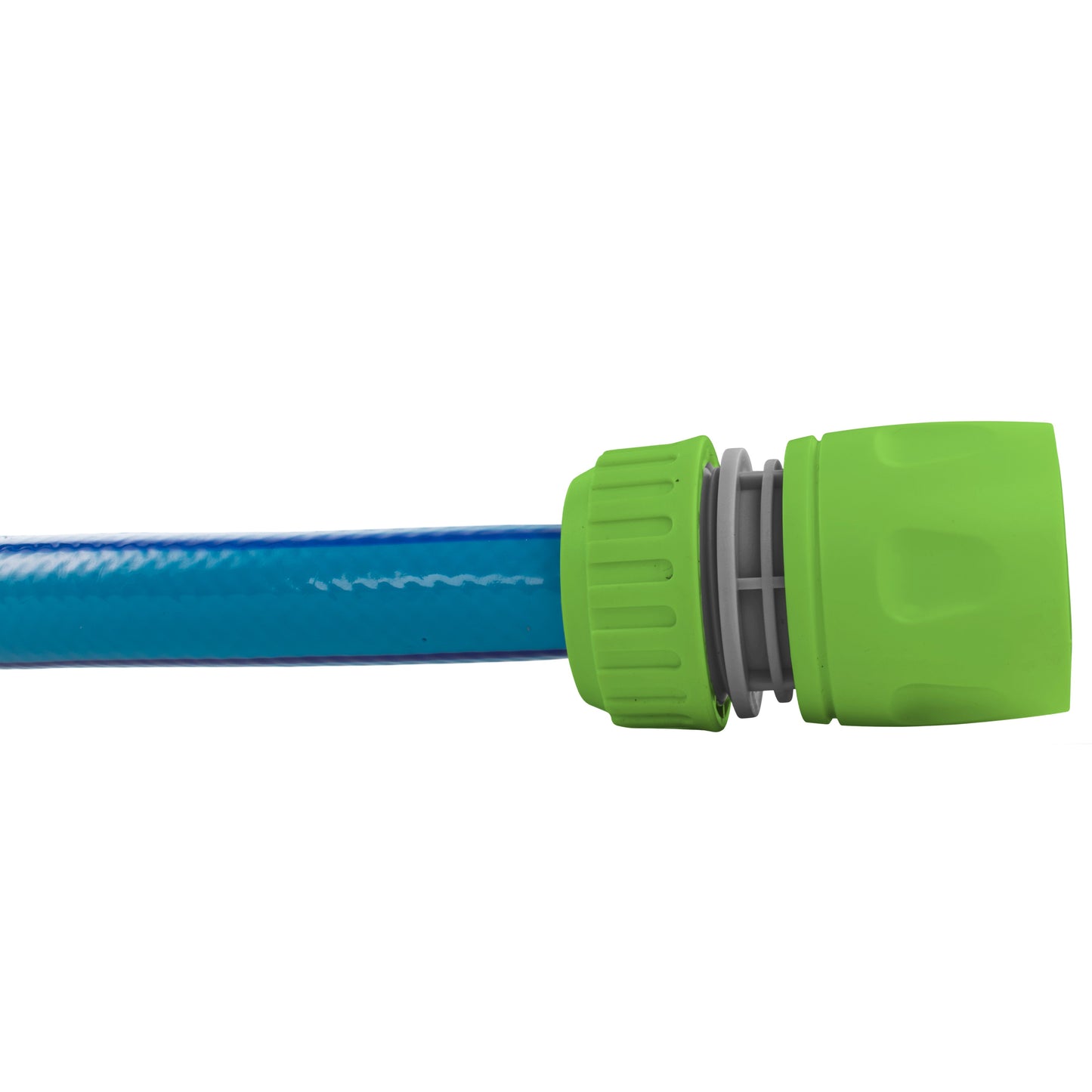 Green/Grey Female Hose Fitting Compatible with ½" or 5/8" Hoses