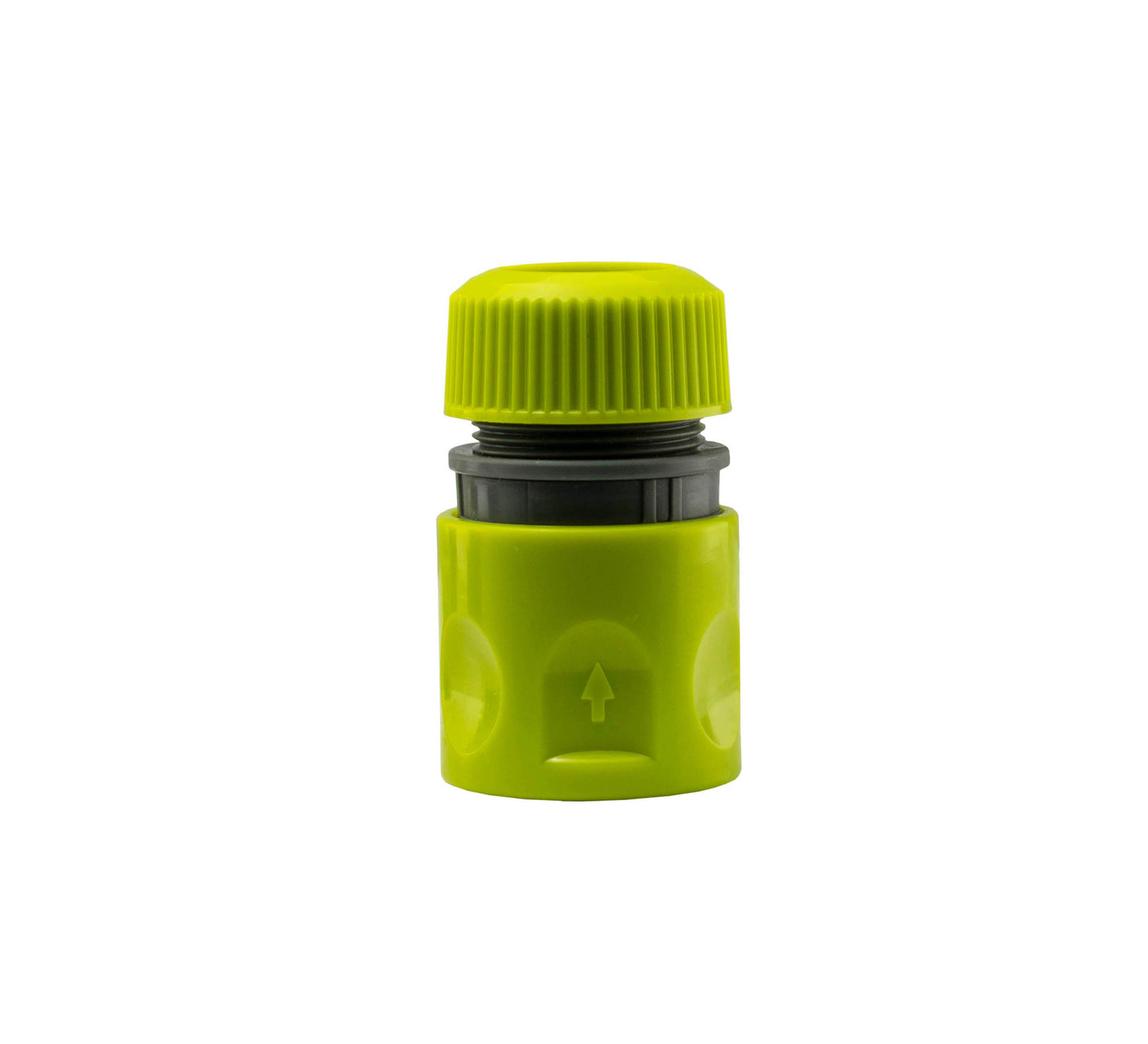 IBC 2” S60X6 Lid with Threaded Hose Adaptor, Dual Male Connector and Lime Hose Fitting