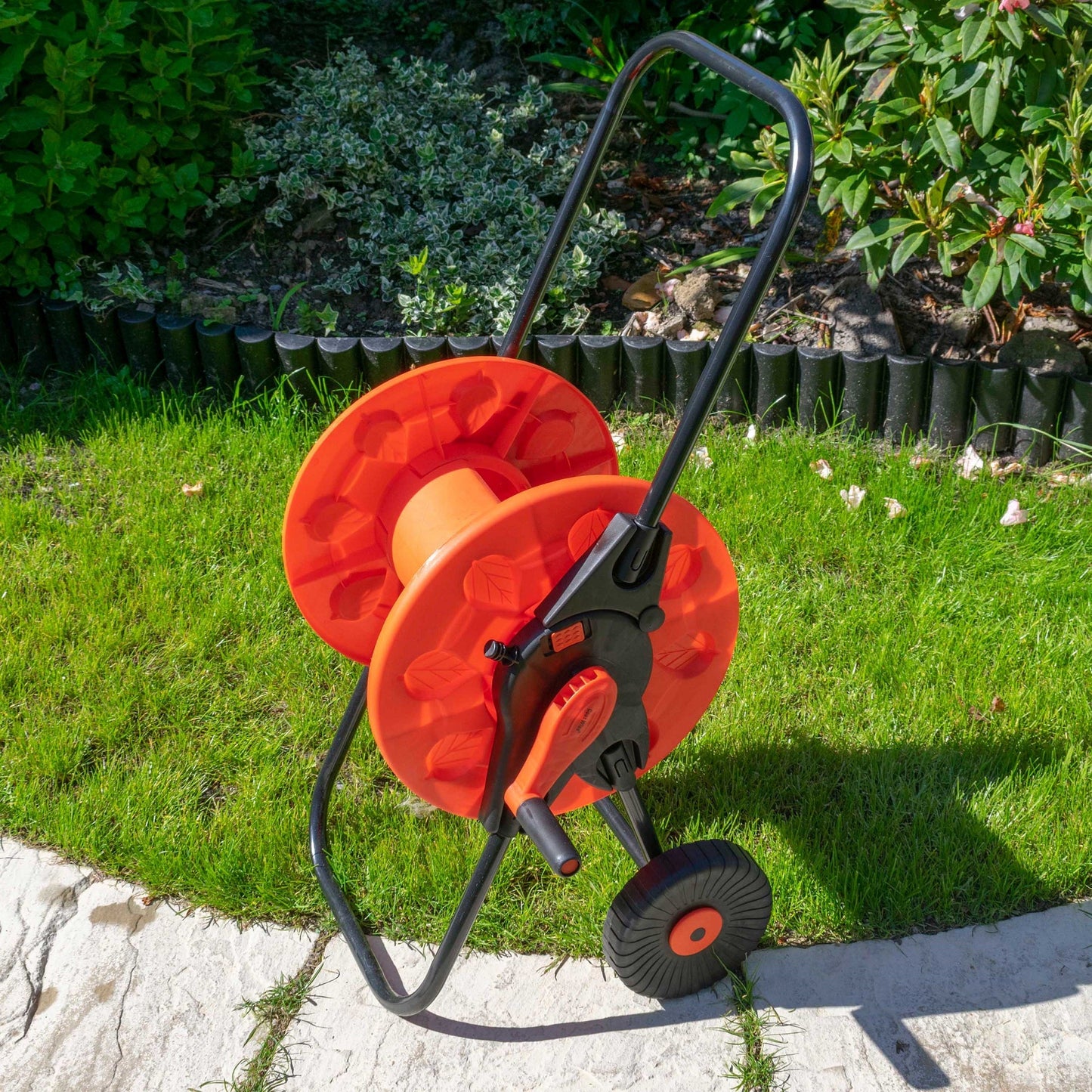 60m ½" Garden Hose Cart with Wheels, CW