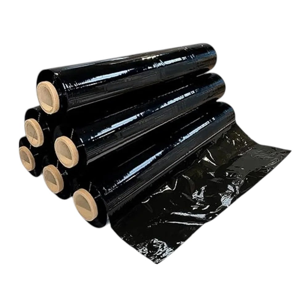 500mm Black Shrink Wrap Rolls 23mu