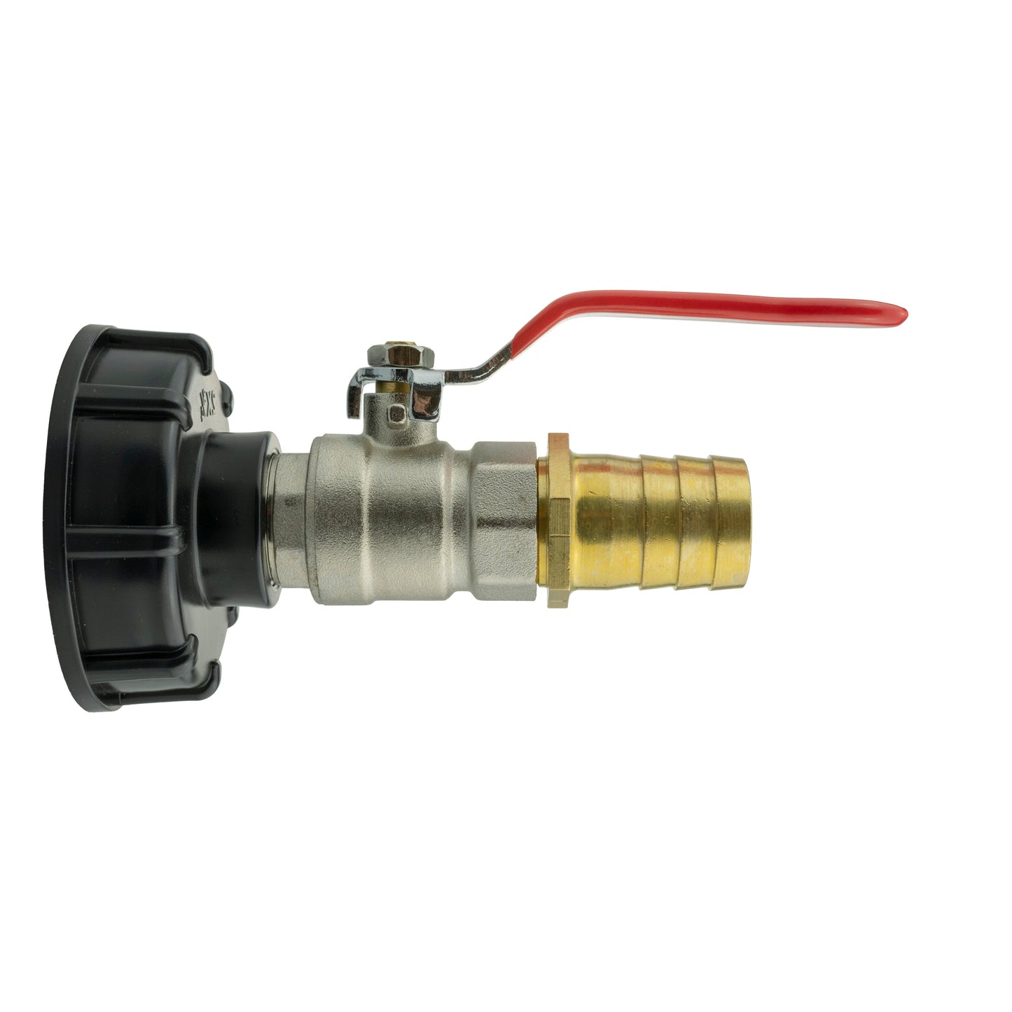 IBC 2" S60X6 Lid with Lever Valve and 25mm Brass Hose Tail