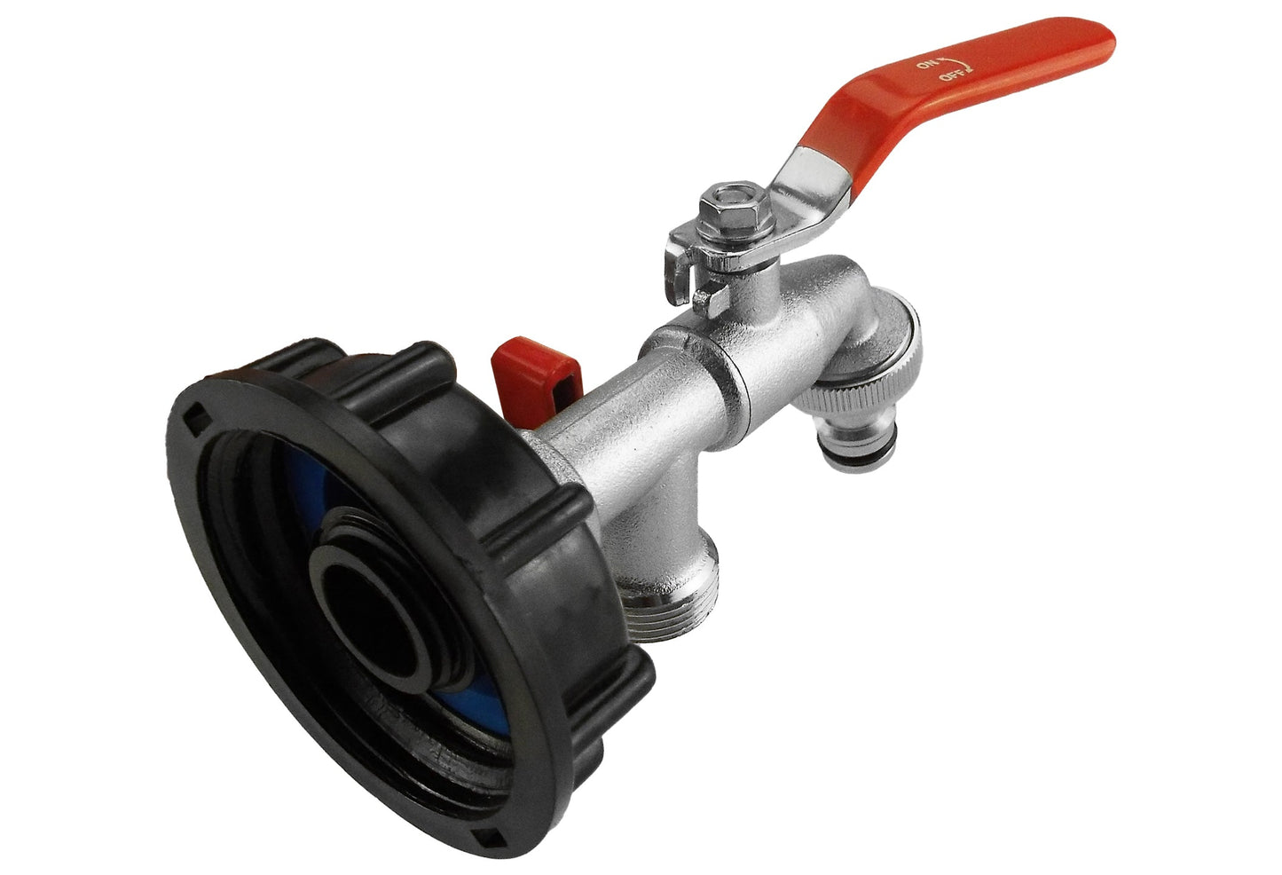 IBC 2” S60X6 Lid with Twin ½” BSP Tap