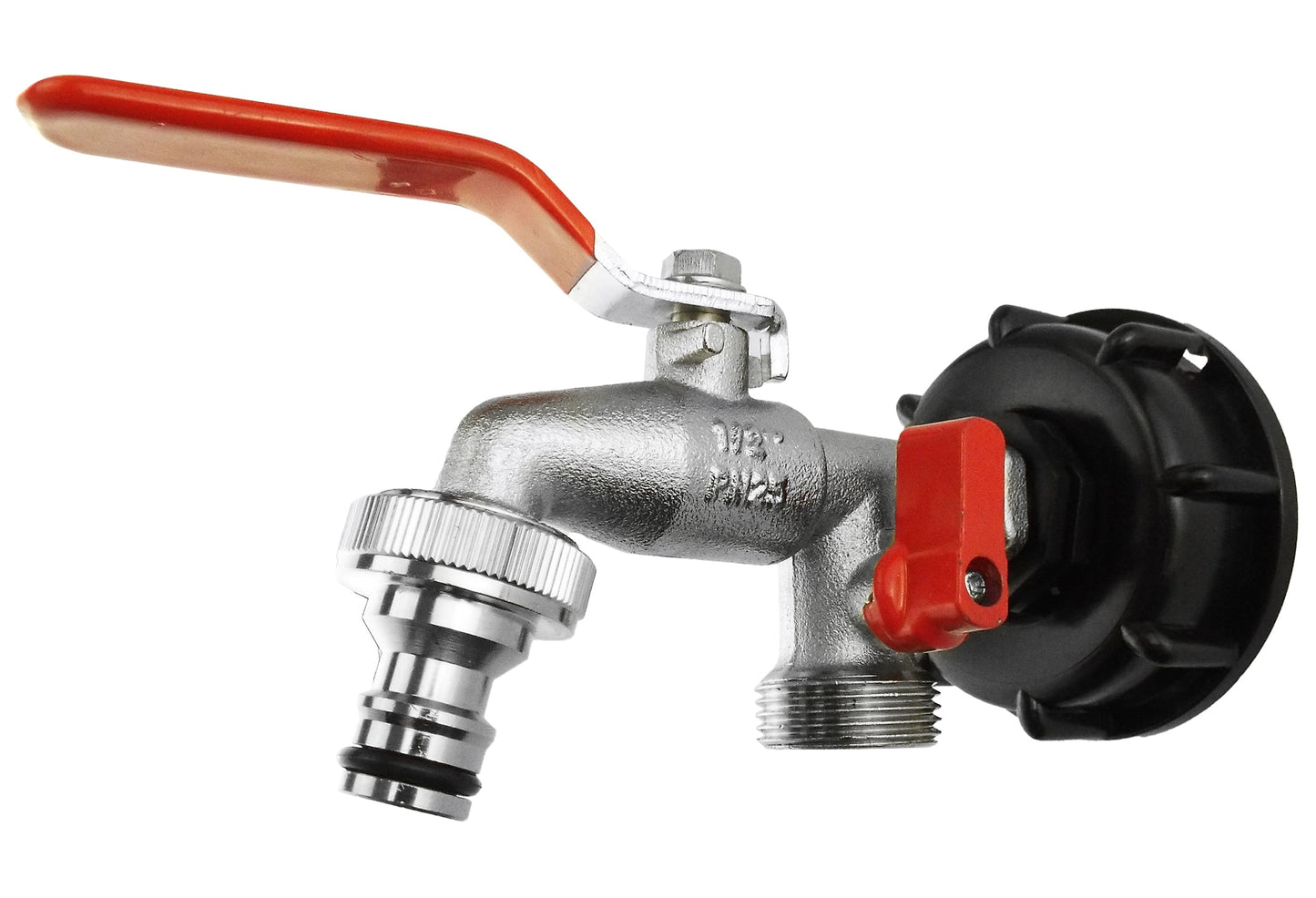 IBC 2” S60X6 Lid with Twin ½” BSP Tap