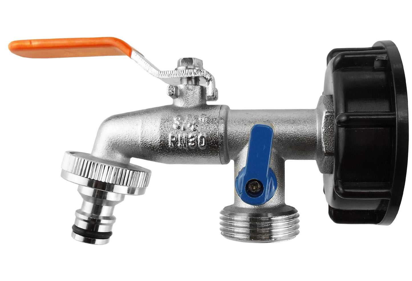 IBC 2” S60X6 Lid with Twin ¾” BSP Tap