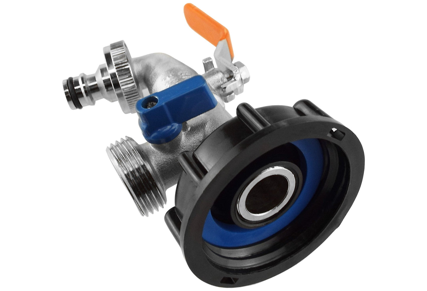 IBC 2” S60X6 Lid with Twin ¾” BSP Tap