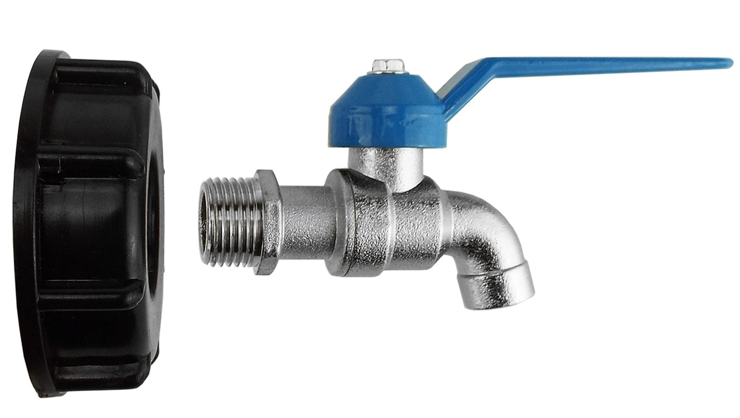 IBC 2” S60X6 Lid with Standard ¾” BSP Garden Tap