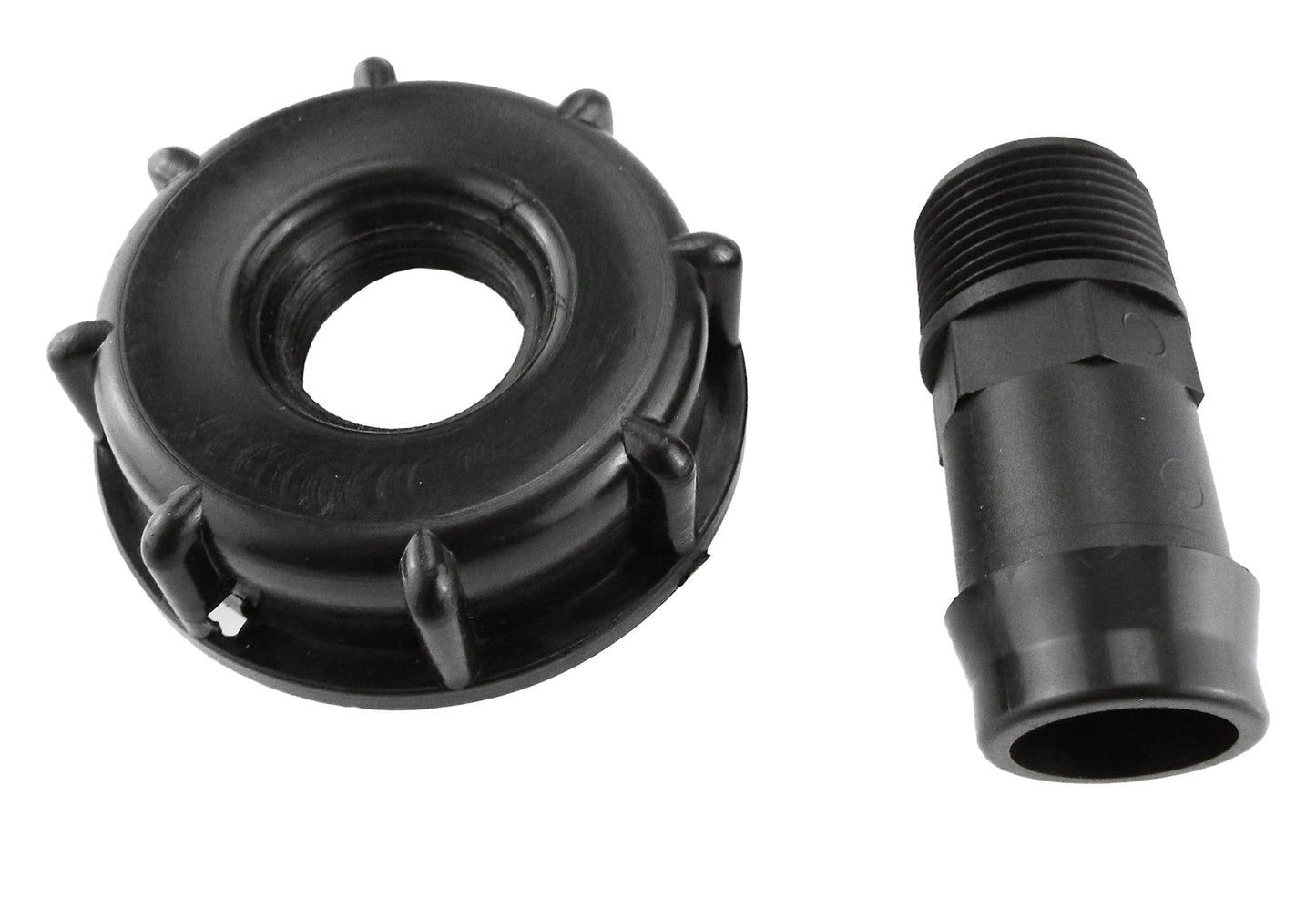 IBC 2” S60X6 Cap with 25mm Straight Hose Barb
