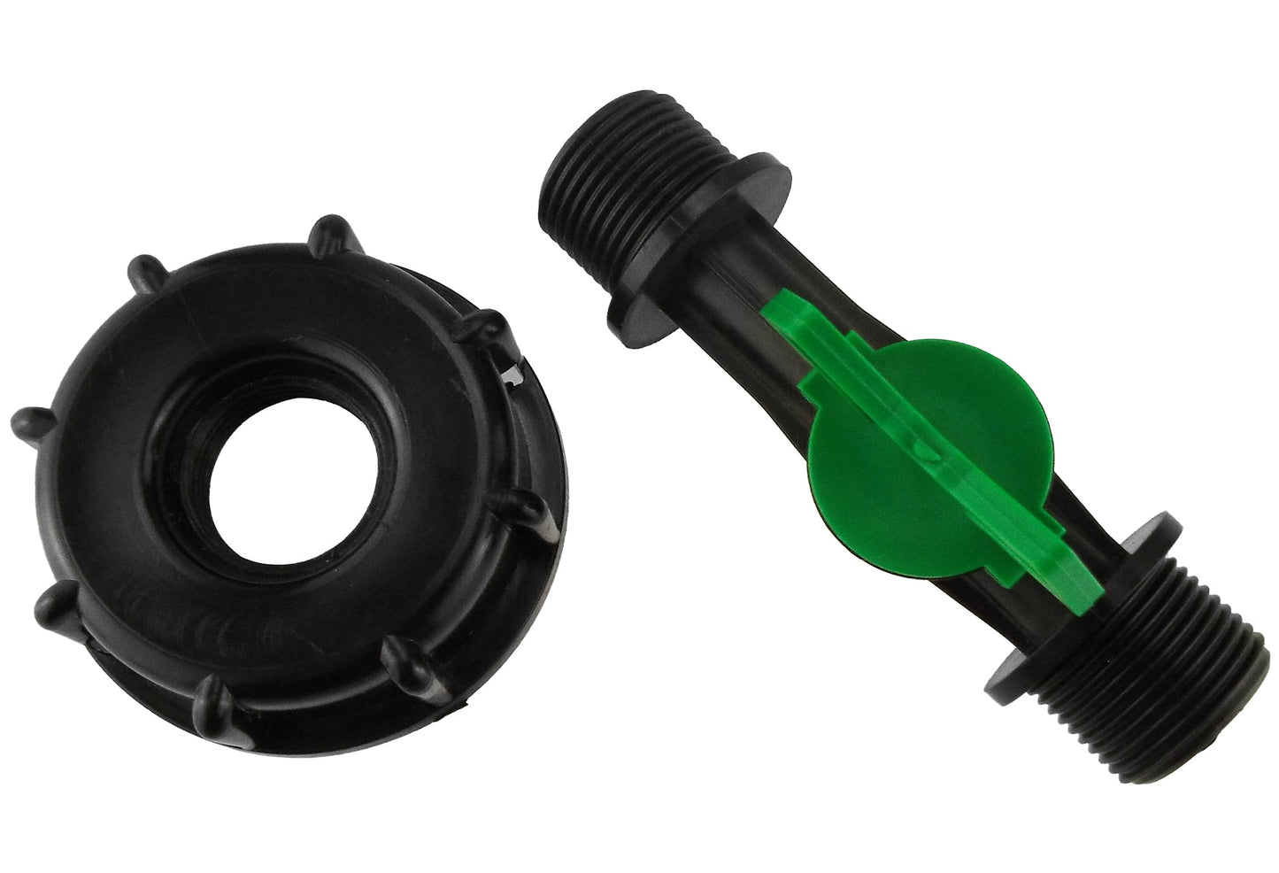 IBC 2” S60X6 Cap with ¾” BSP Male Threaded Water Control Valve