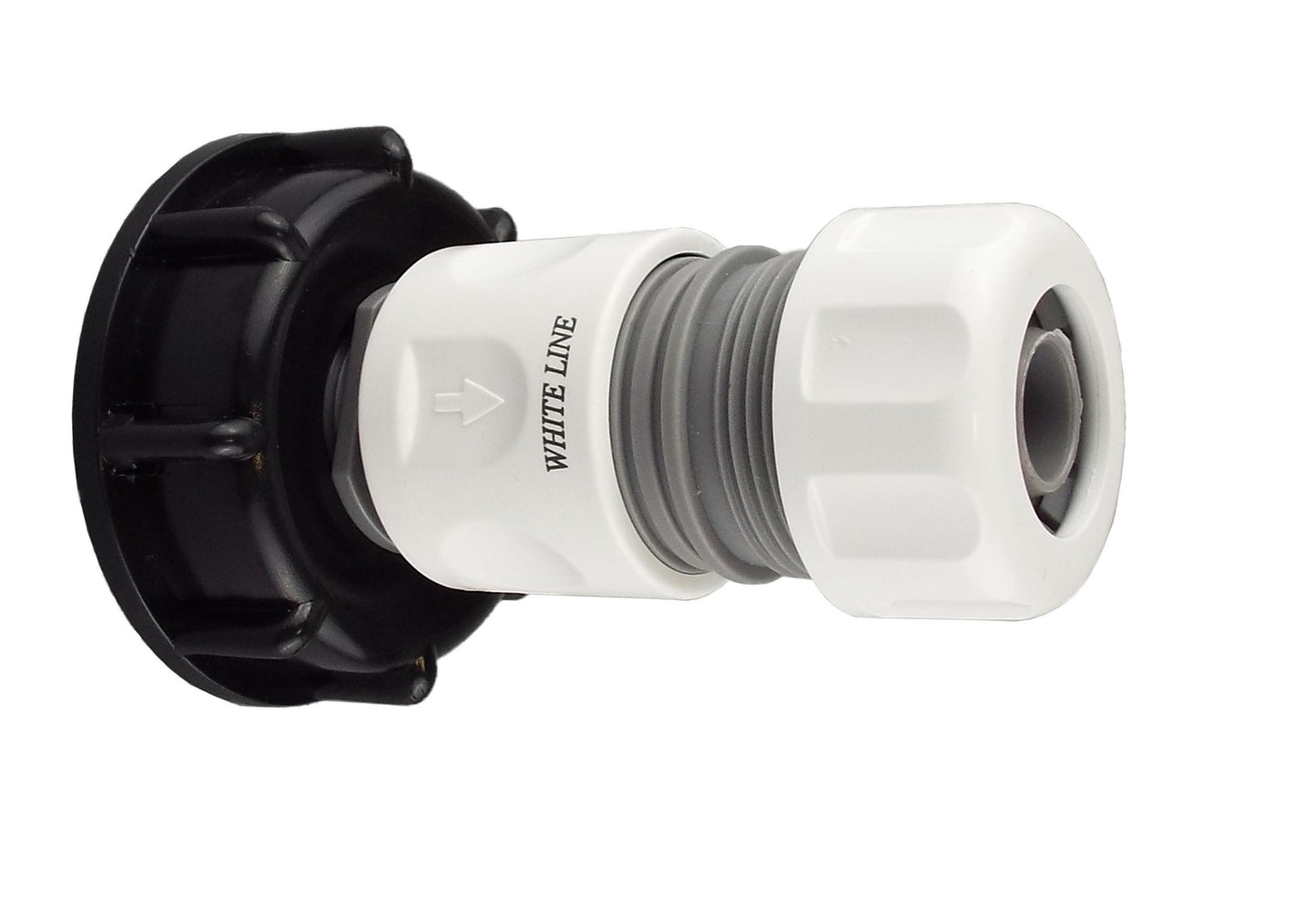IBC 2” S60X6 Lid with Max Flo Quick Hose Connector Kit