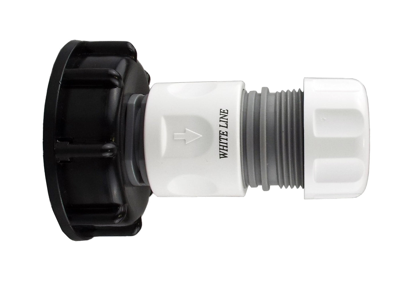 IBC 2” S60X6 Lid with Max Flo Quick Hose Connector Kit