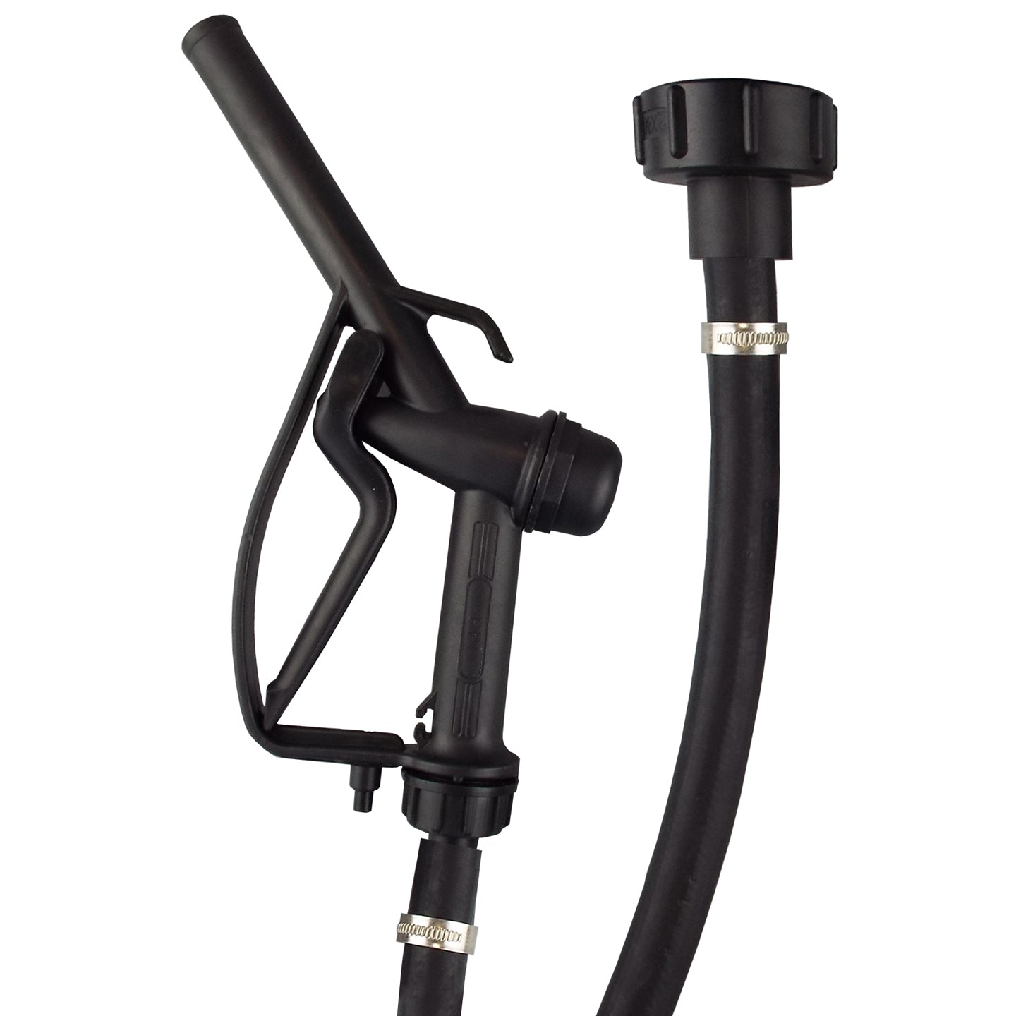 Fuel Dispensing Gun Kit with 1" Rubber Hose and Tank Adaptor