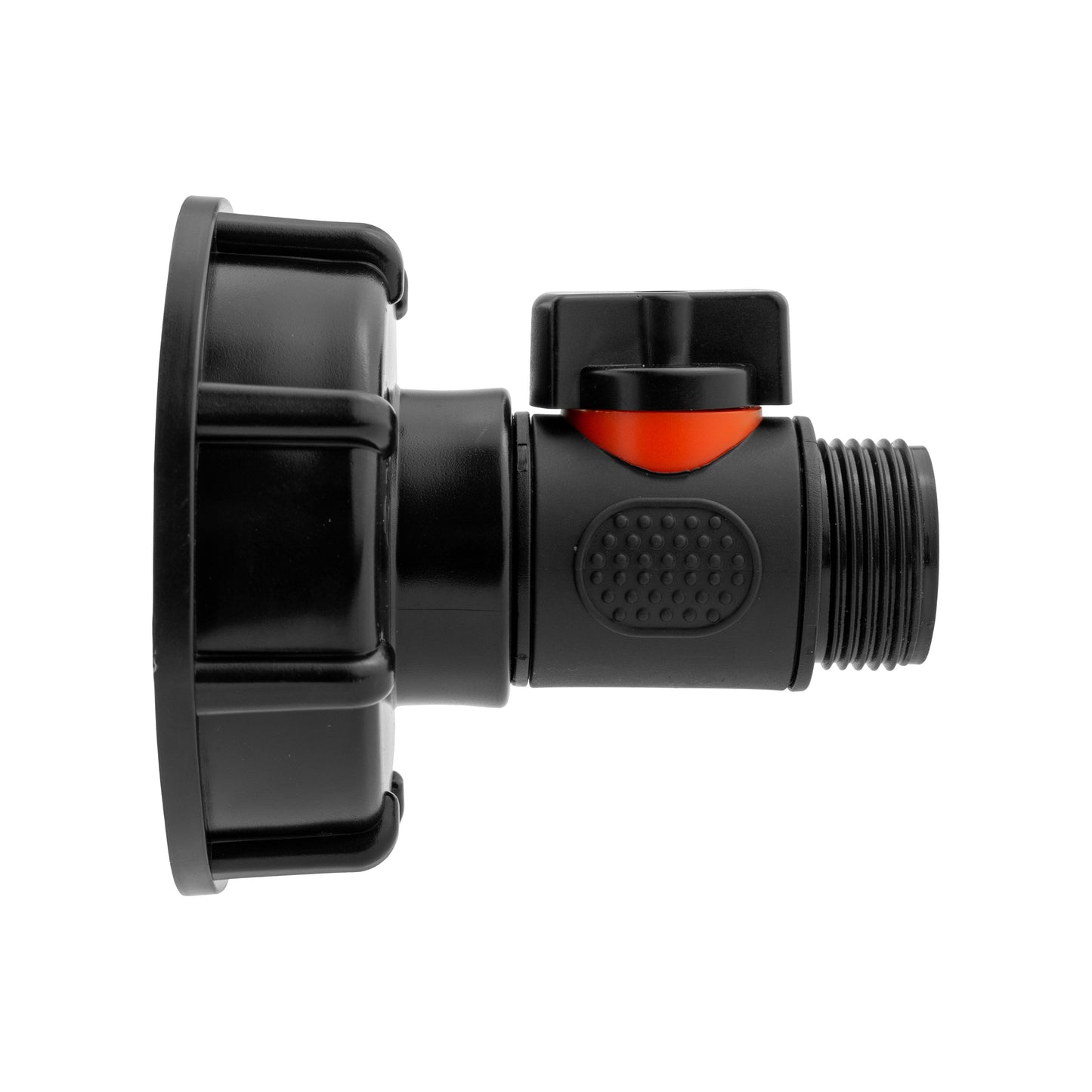 IBC 2” S60X6 Cap with Integrated In-Line BSP Male Threaded Valve