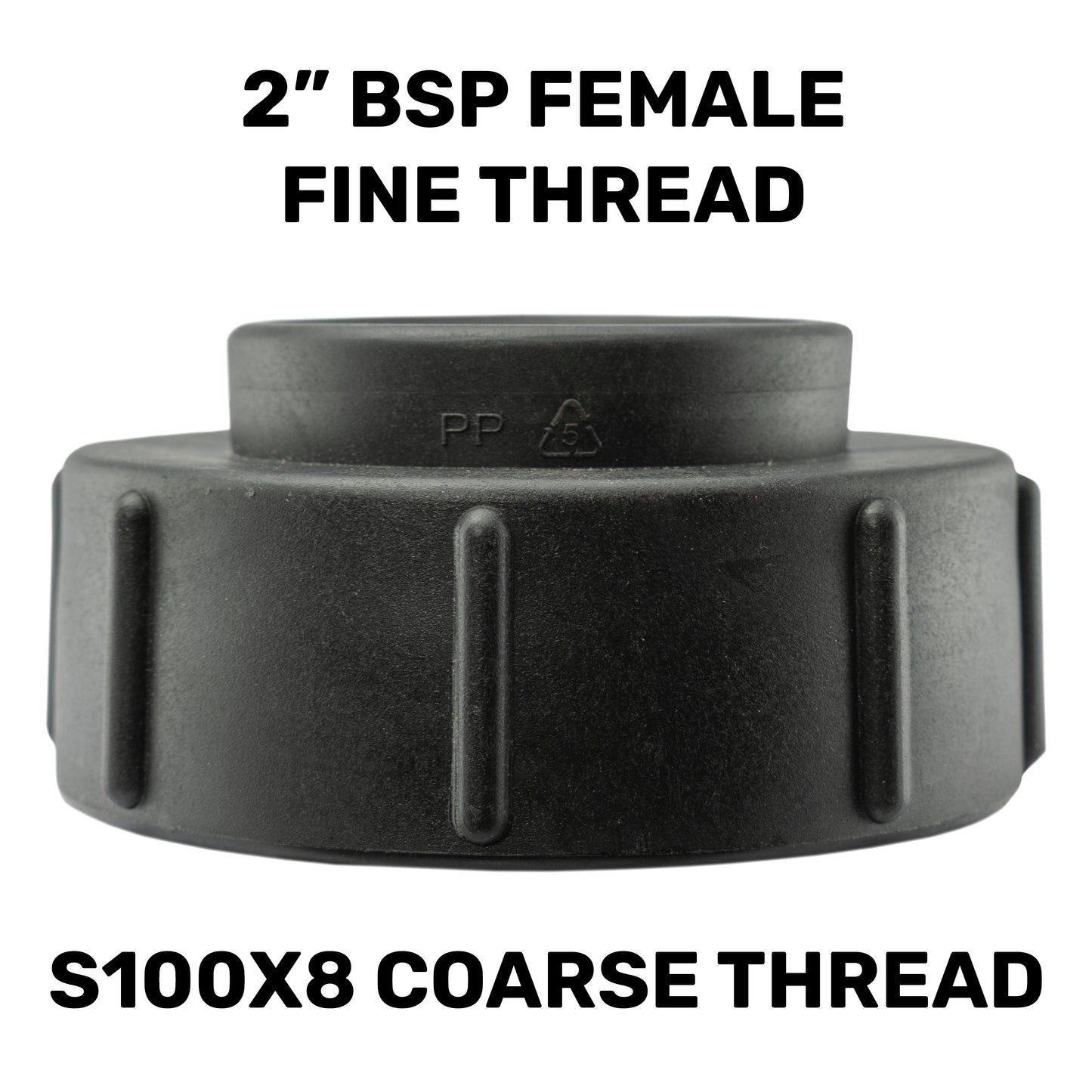 IBC S100X8 Coupler to 2” BSP Female Connector