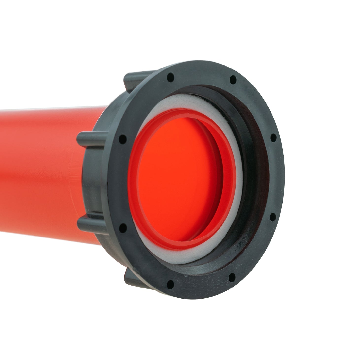 2" Red Angled IBC Connector with S60X6 Thread