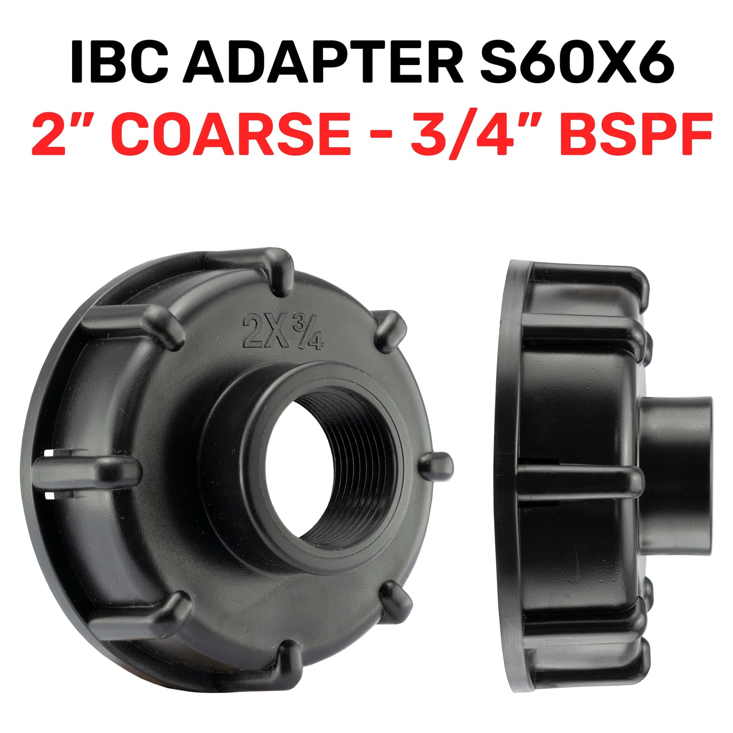 IBC Tank End Cap with 3/4" BSP Female Thread