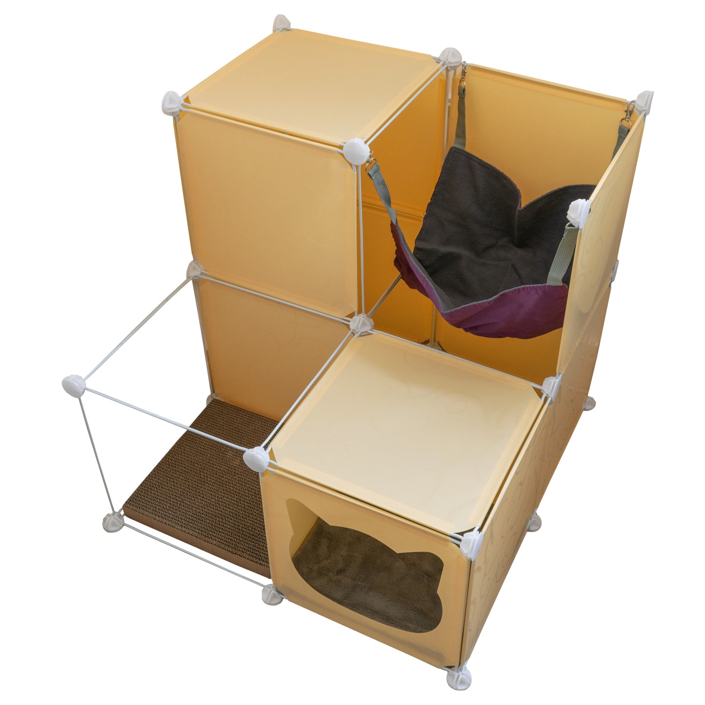 Medium-Sized Kitty Cubby Play Tower