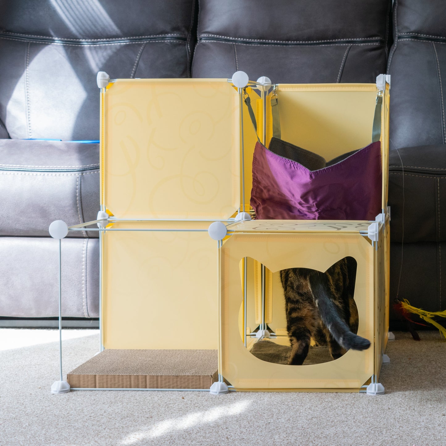 Medium-Sized Kitty Cubby Play Tower