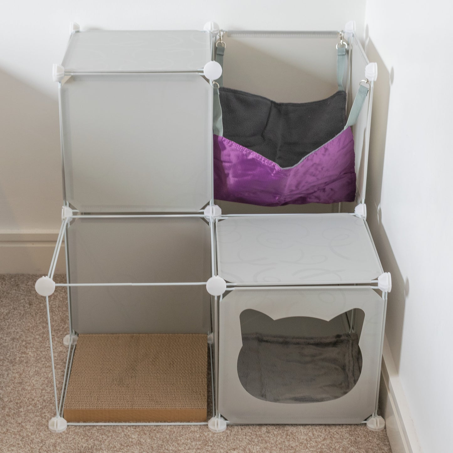 Medium-Sized Kitty Cubby Play Tower