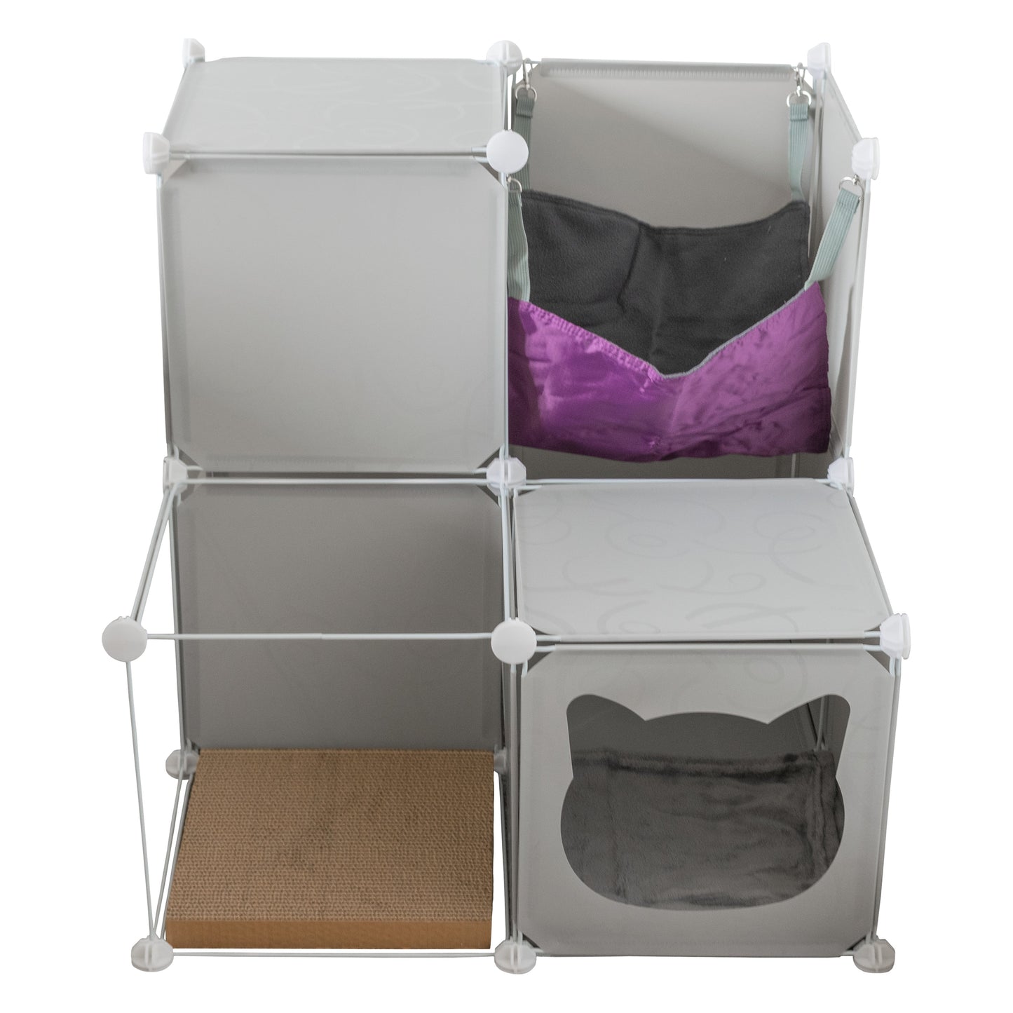 Medium-Sized Kitty Cubby Play Tower