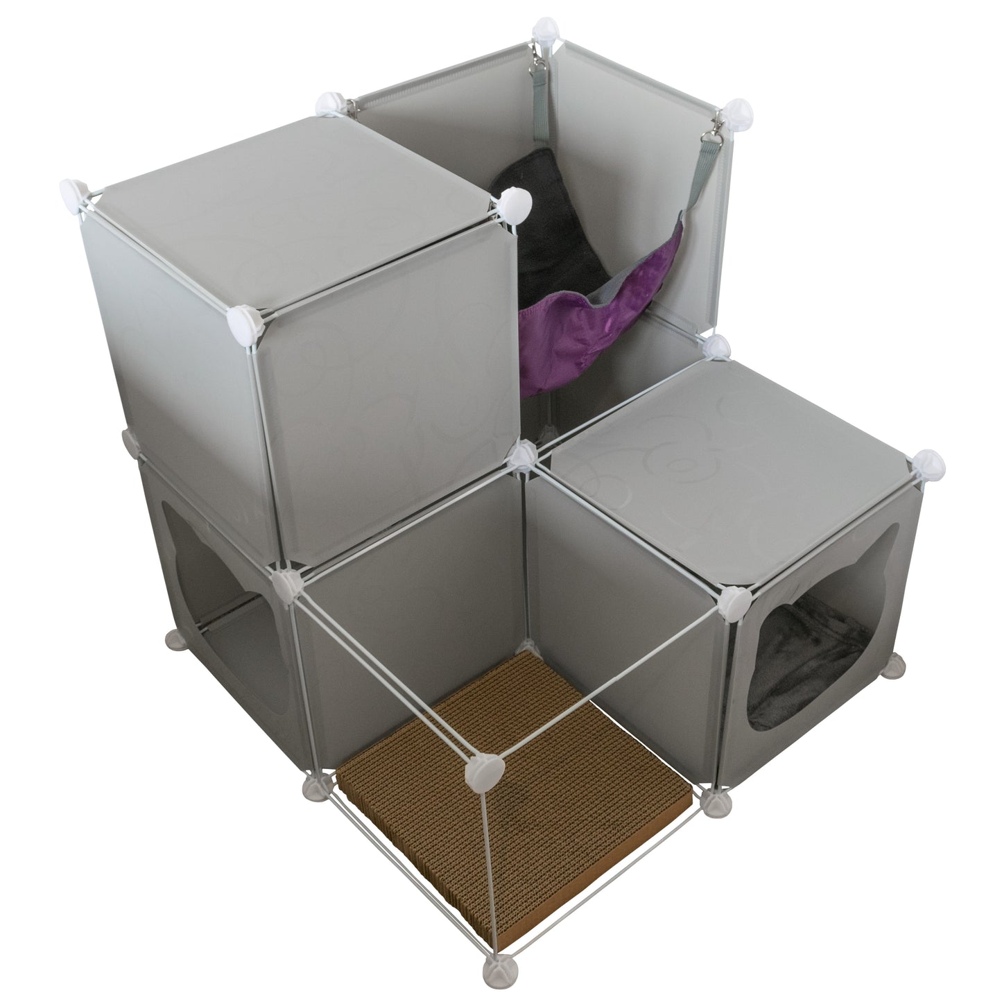 Medium-Sized Kitty Cubby Play Tower