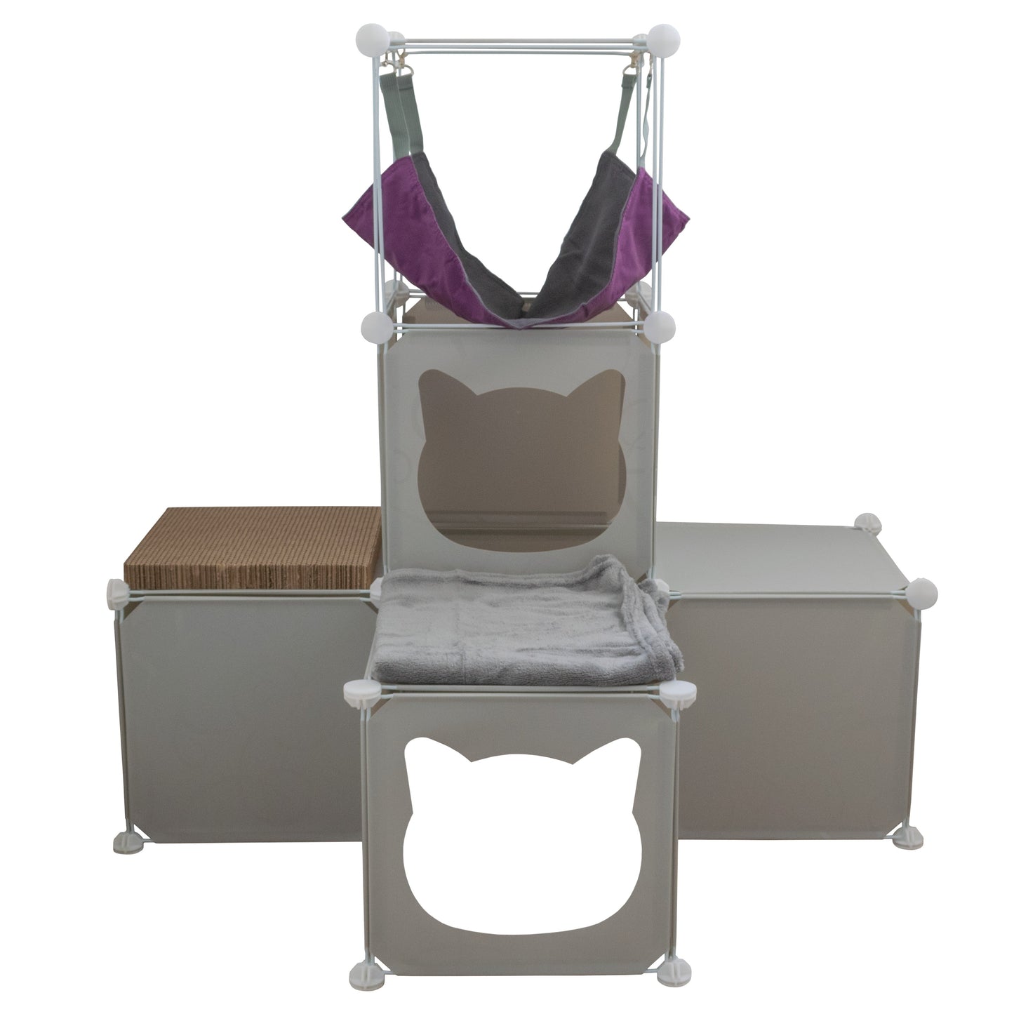 Medium-Sized Kitty Cubby Play Tower