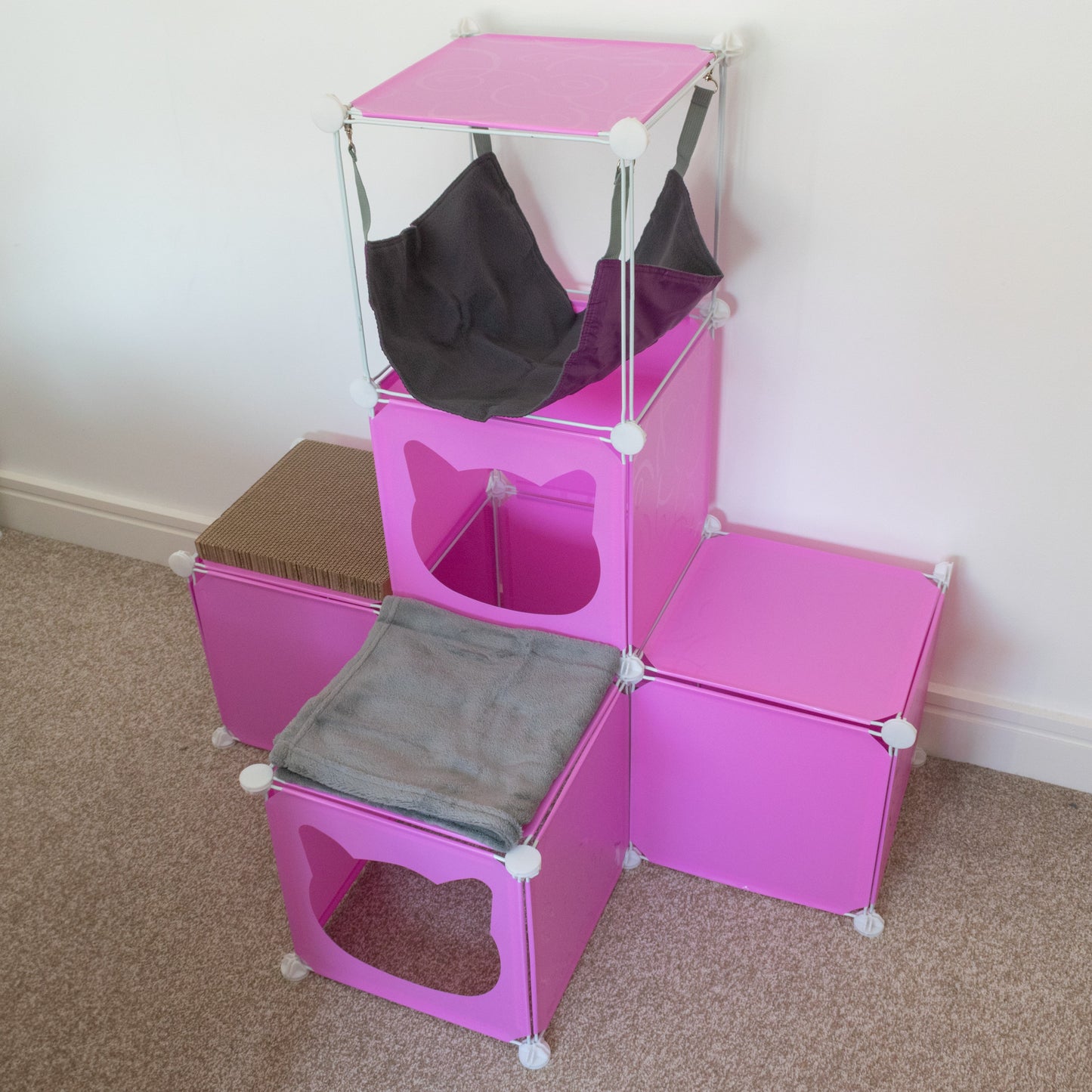 Medium-Sized Kitty Cubby Play Tower