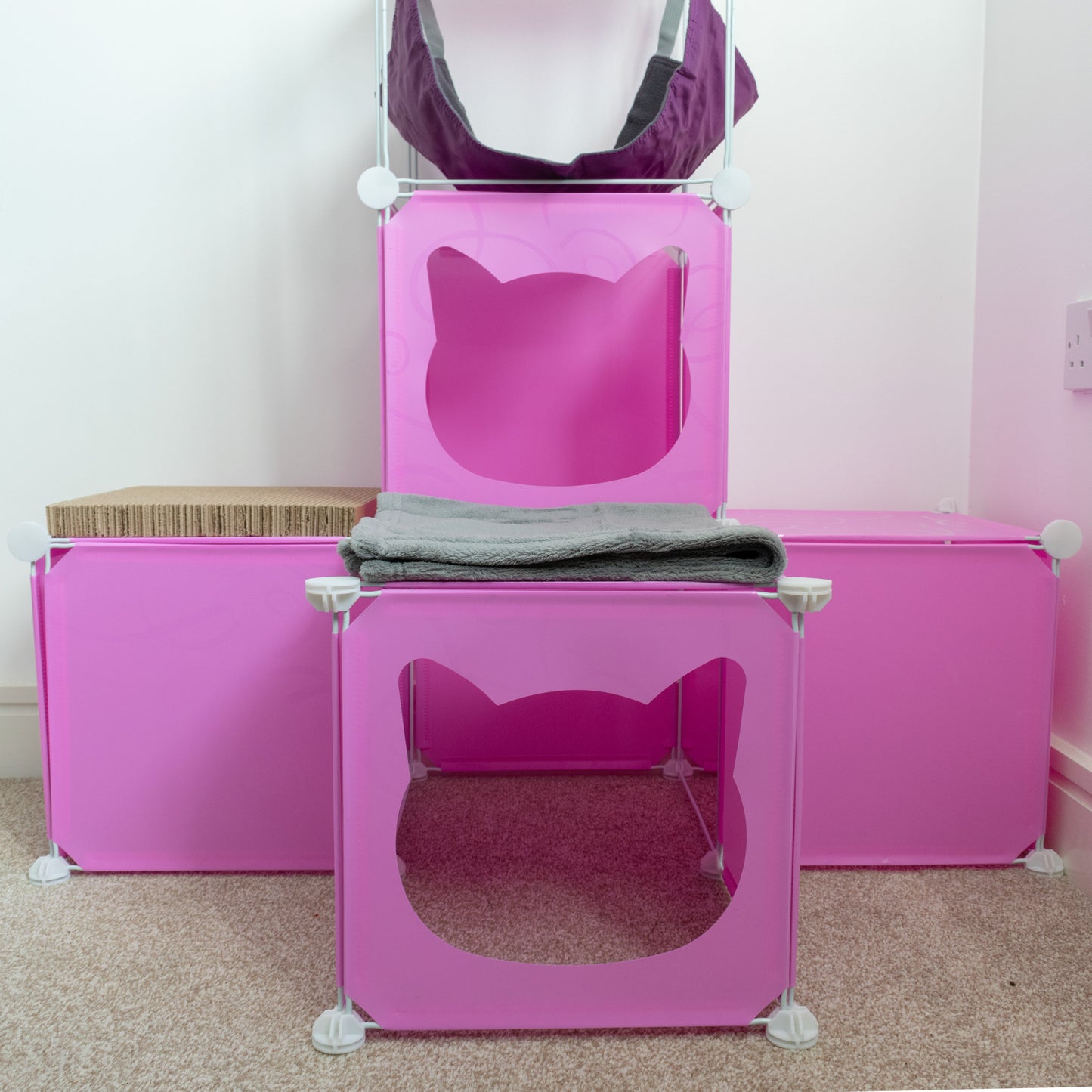 Medium-Sized Kitty Cubby Play Tower