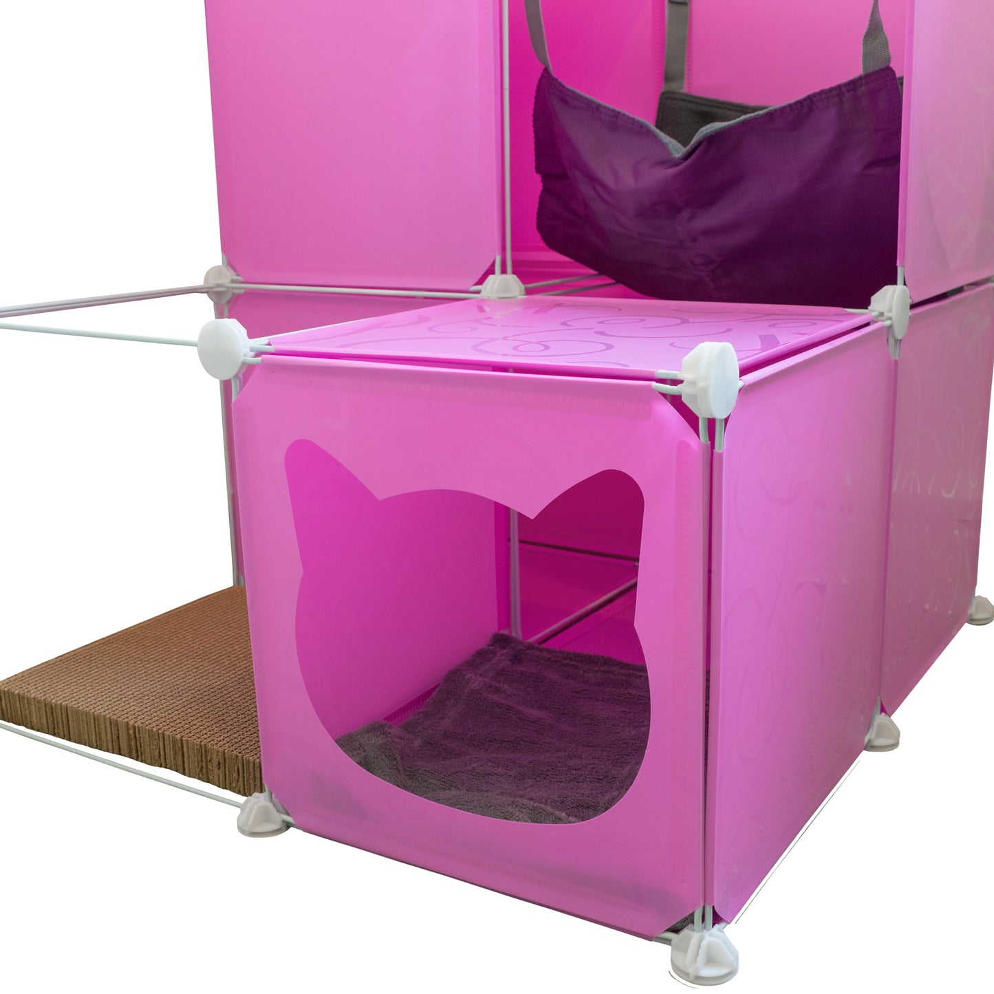Medium-Sized Kitty Cubby Play Tower