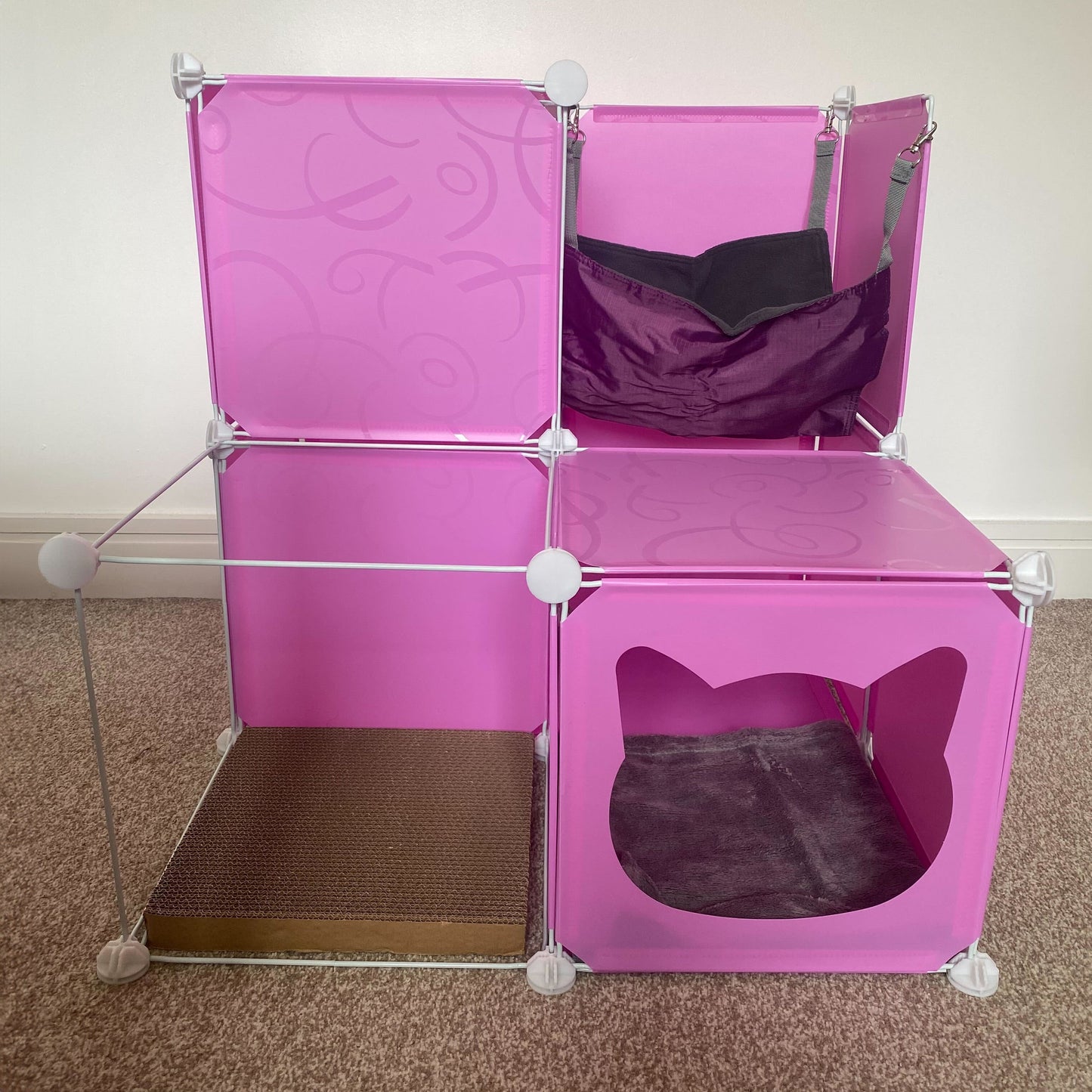 Medium-Sized Kitty Cubby Play Tower