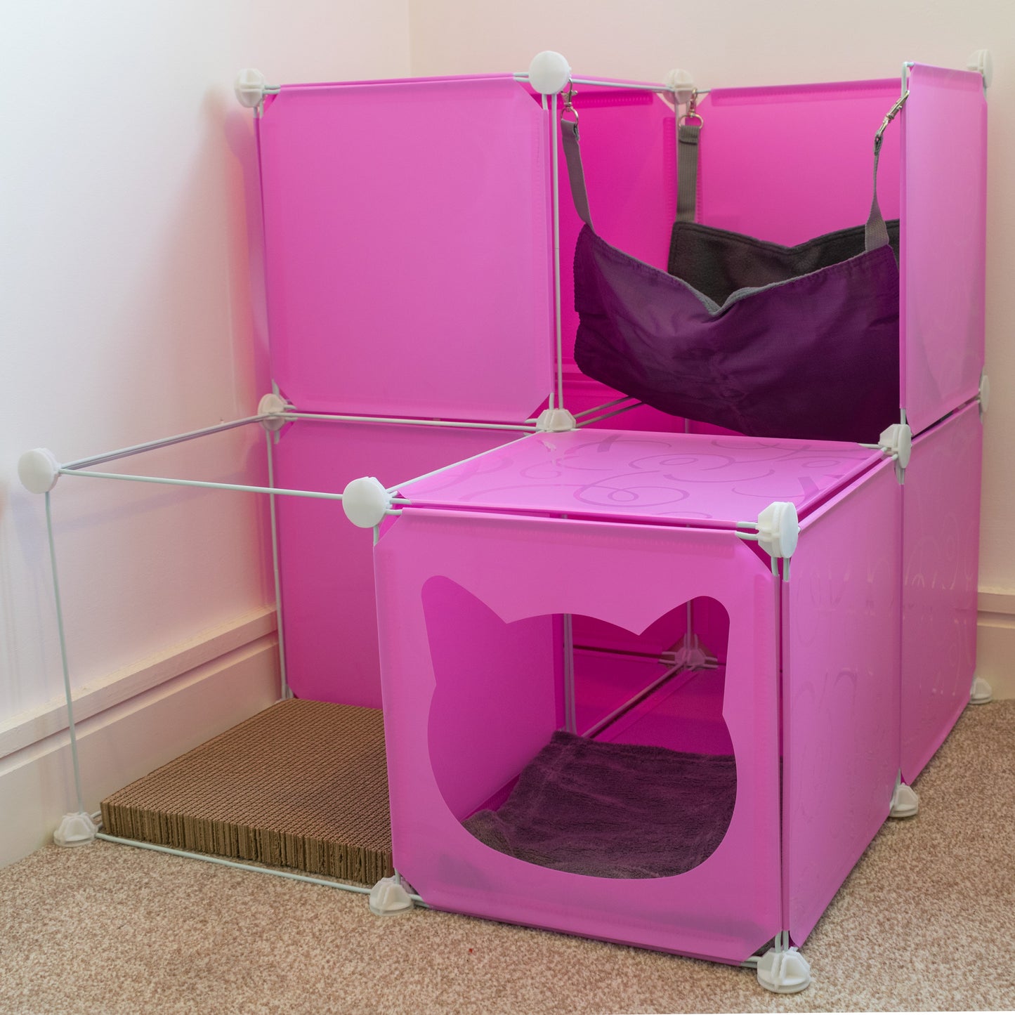 Medium-Sized Kitty Cubby Play Tower