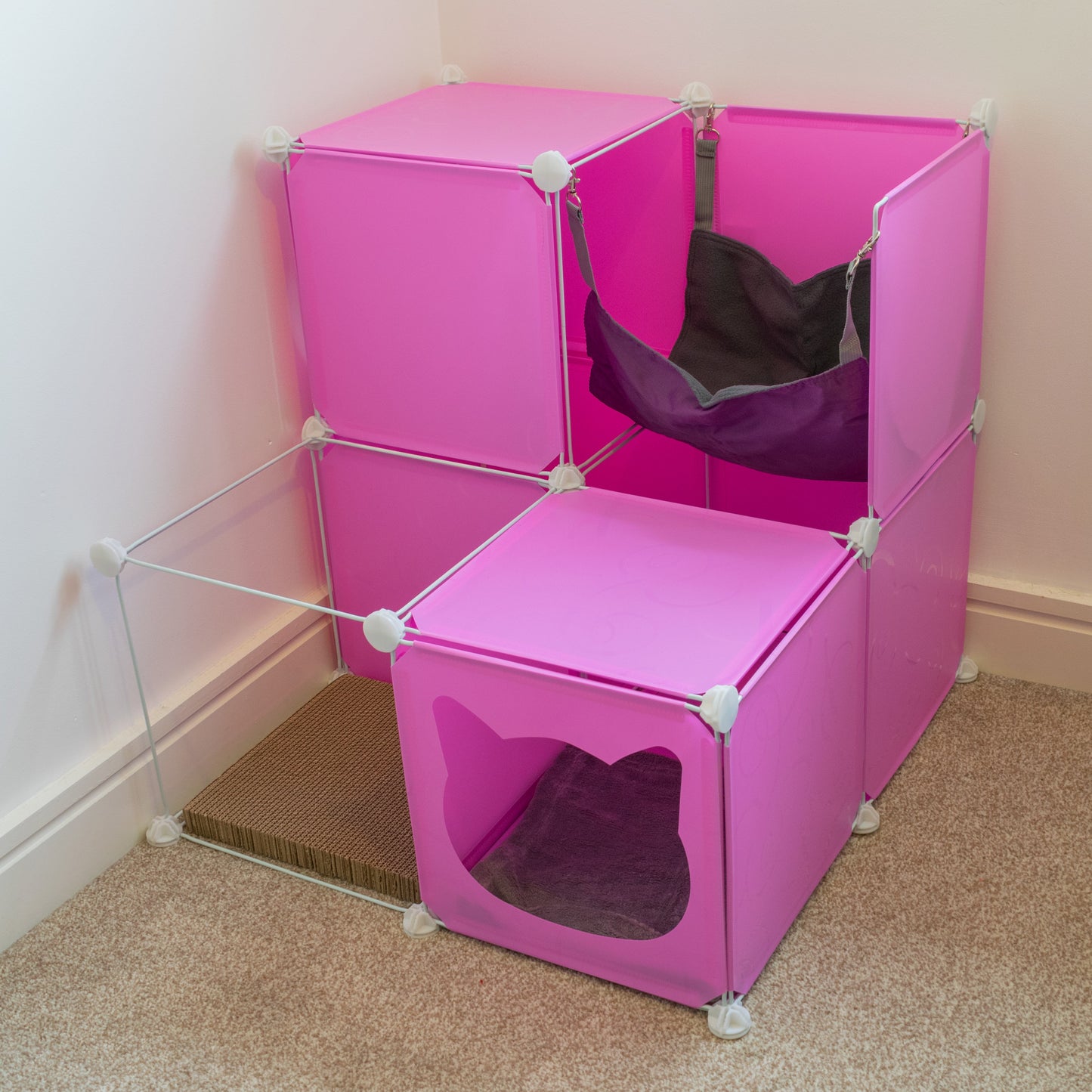 Medium-Sized Kitty Cubby Play Tower