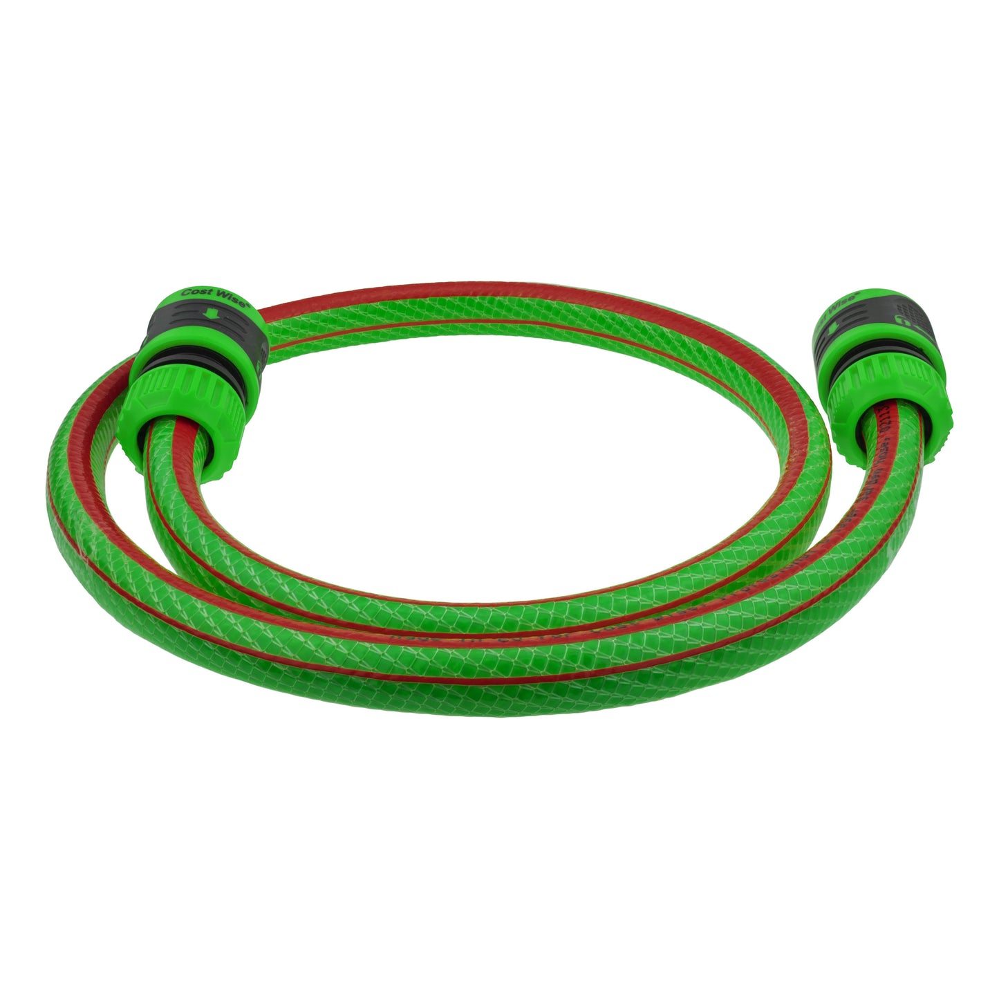 High-Quality Green Garden Hose with Matching Locking Connectors