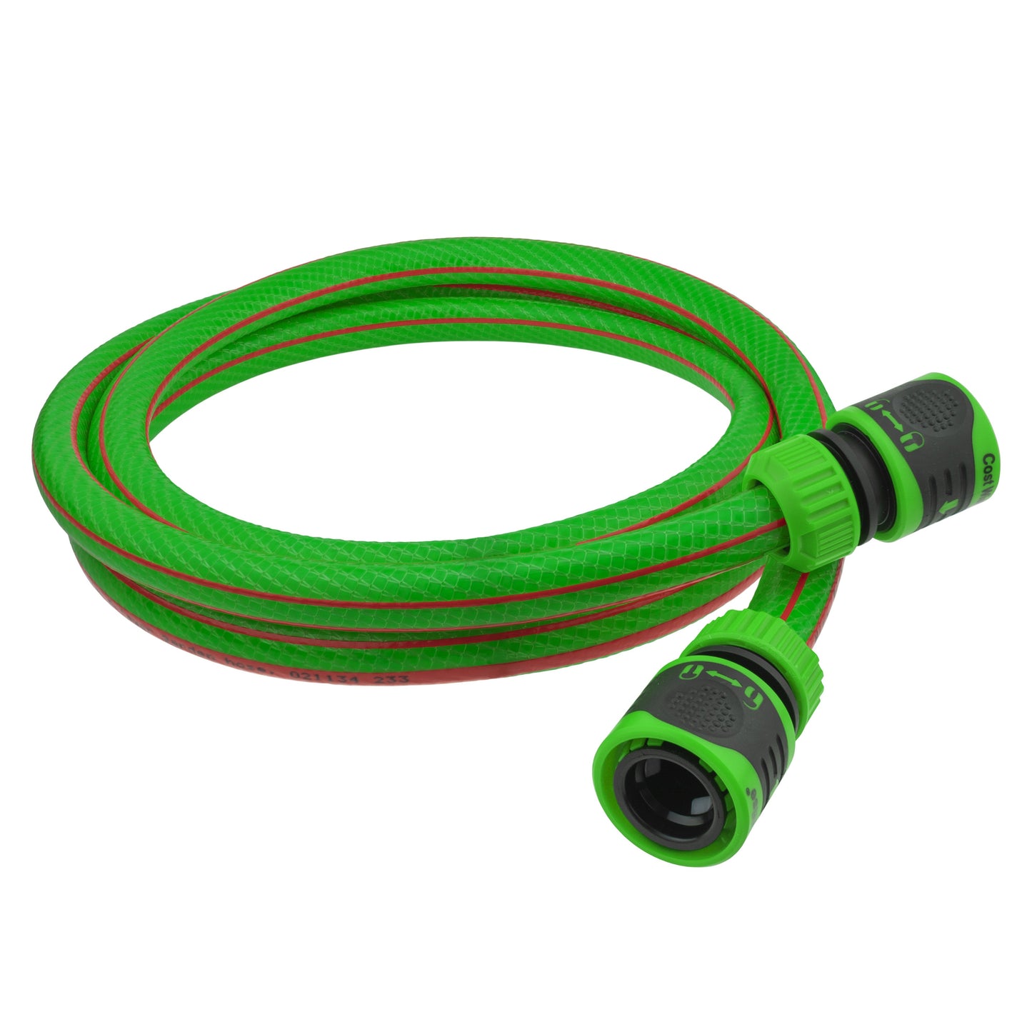 High-Quality Green Garden Hose with Matching Locking Connectors