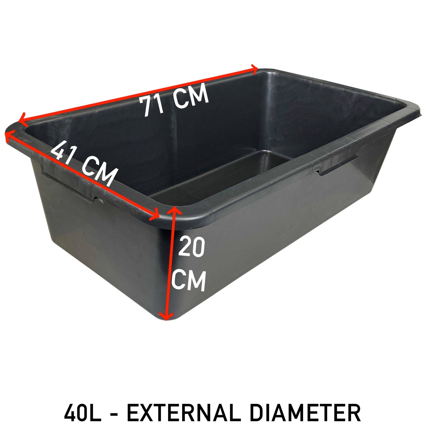 40L Dog Washing Bath with Built-In Tap