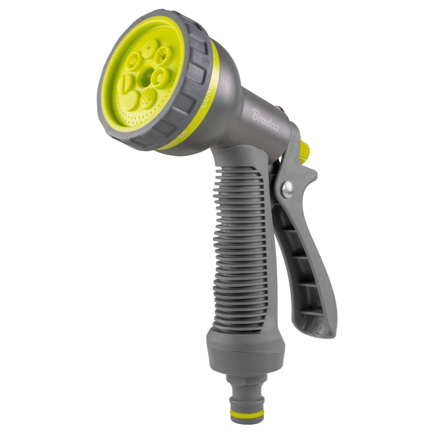 Multi-Function Hose Gun Water Sprayer – 7-Pattern, Lime