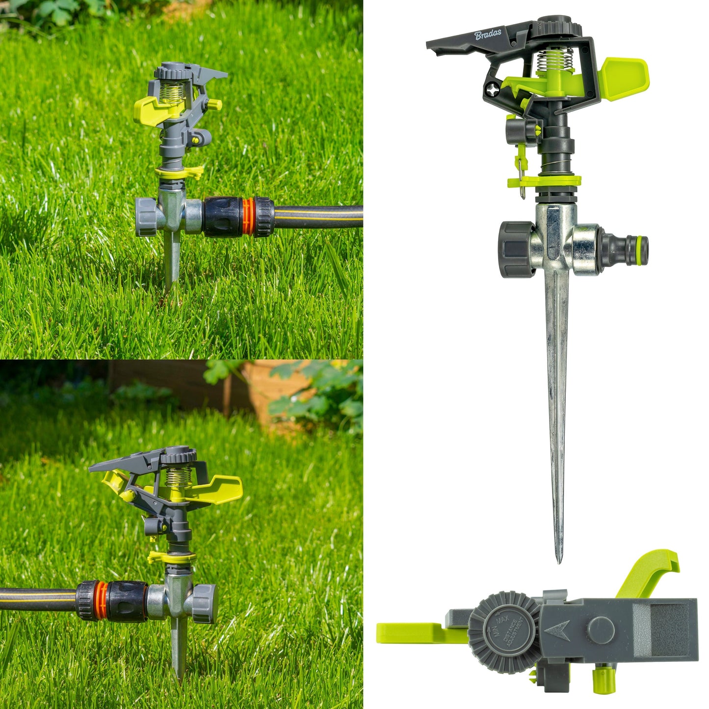 Lime-Coloured Pulsating Spike Sprinkler
