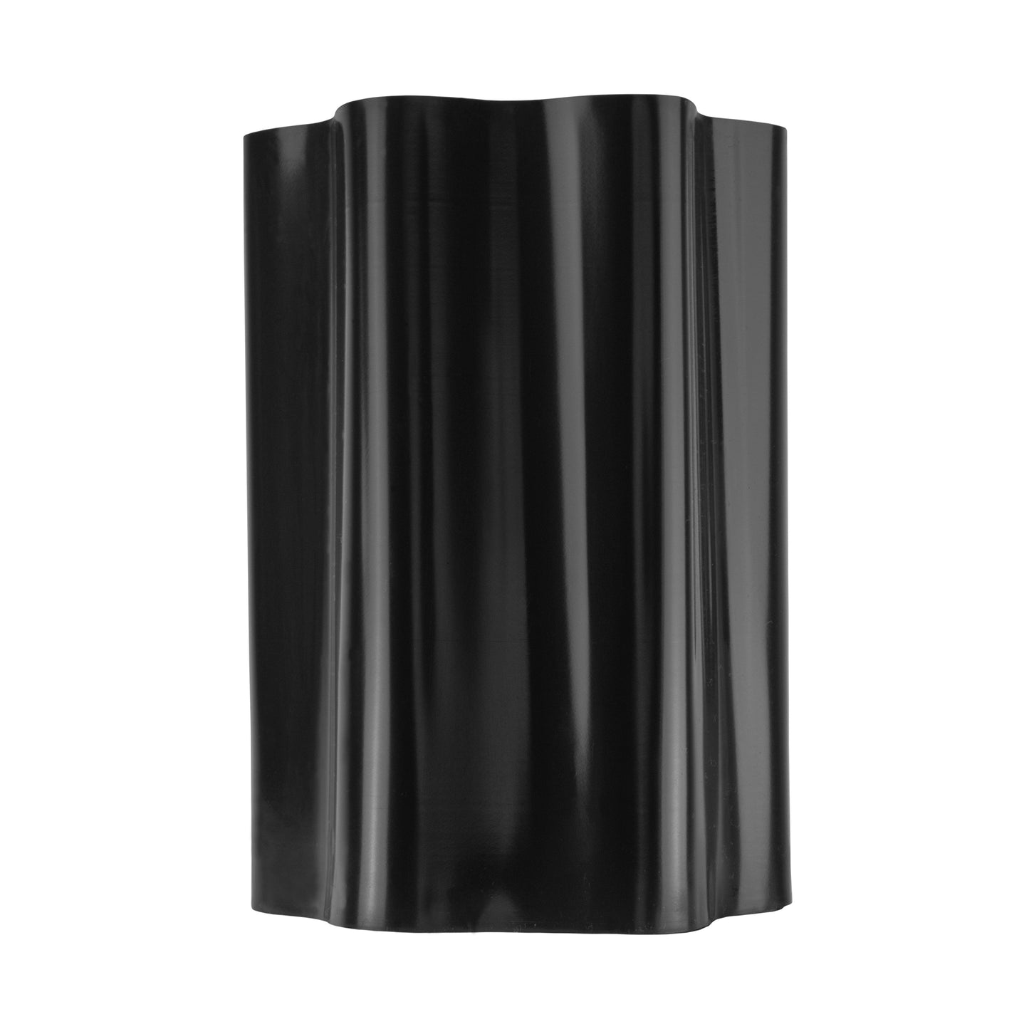 Black Plastic Wave‑Pattern Lawn Edging Strip – 20cm × 9m