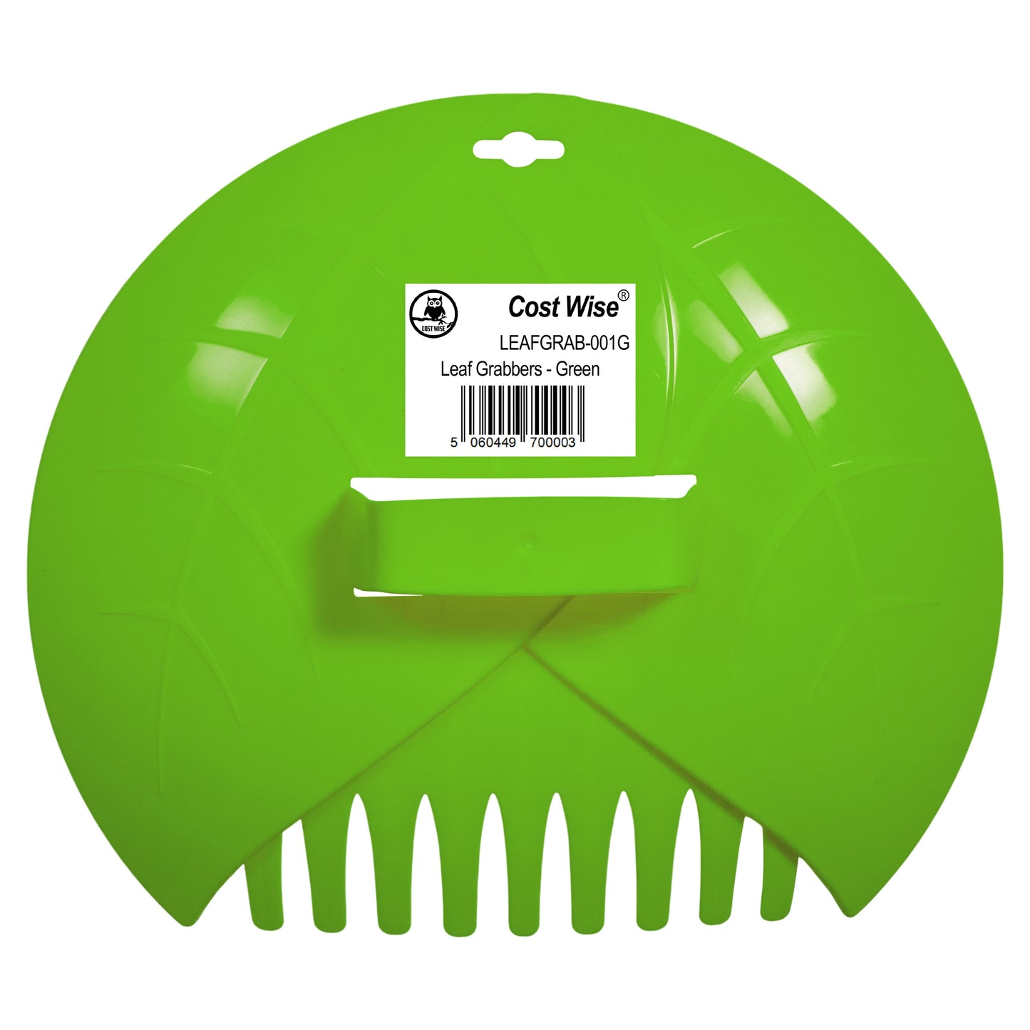 Leaf Grabber Scoops for Garden Cleaning, Green