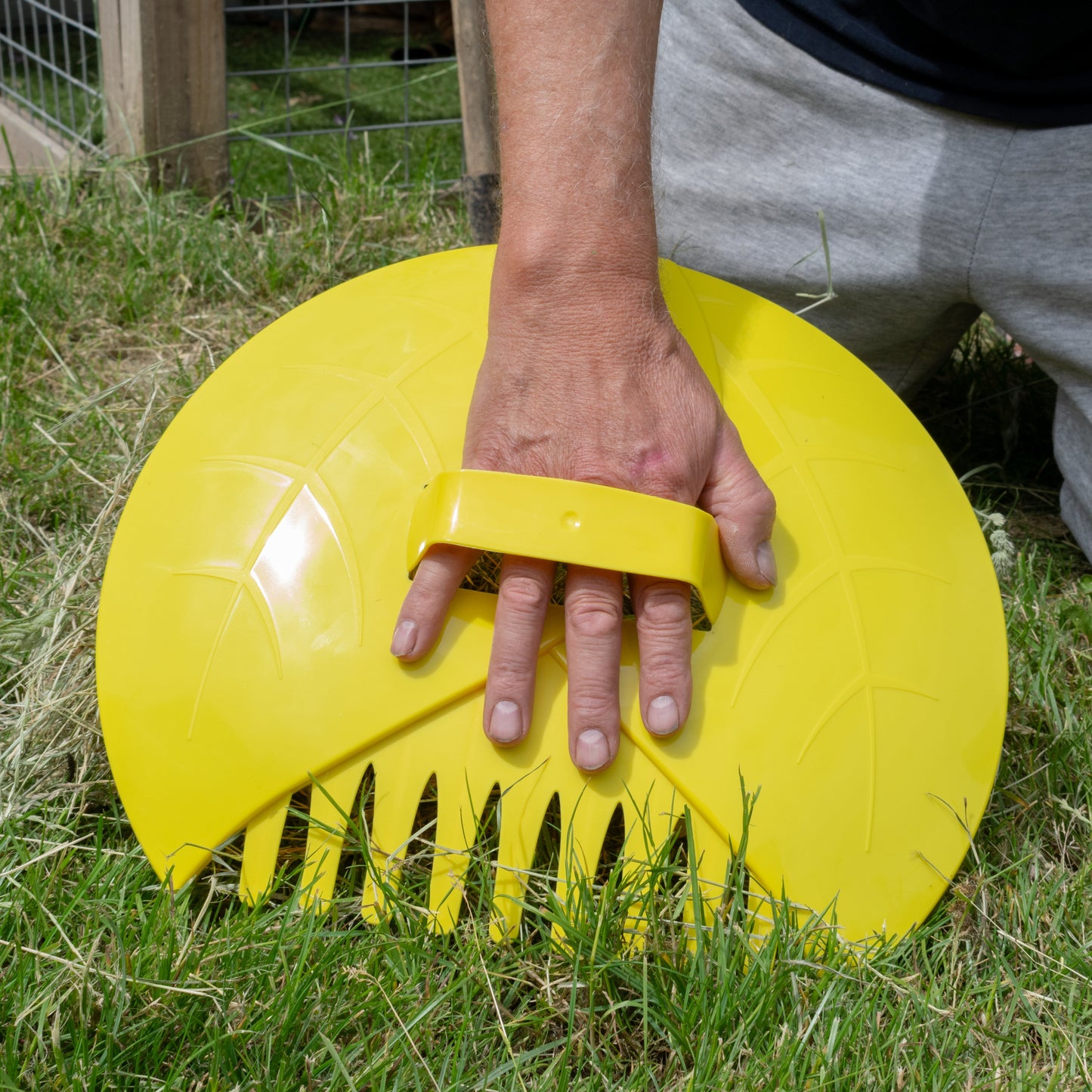Leaf Grabber Scoops for Garden Cleaning Yellow
