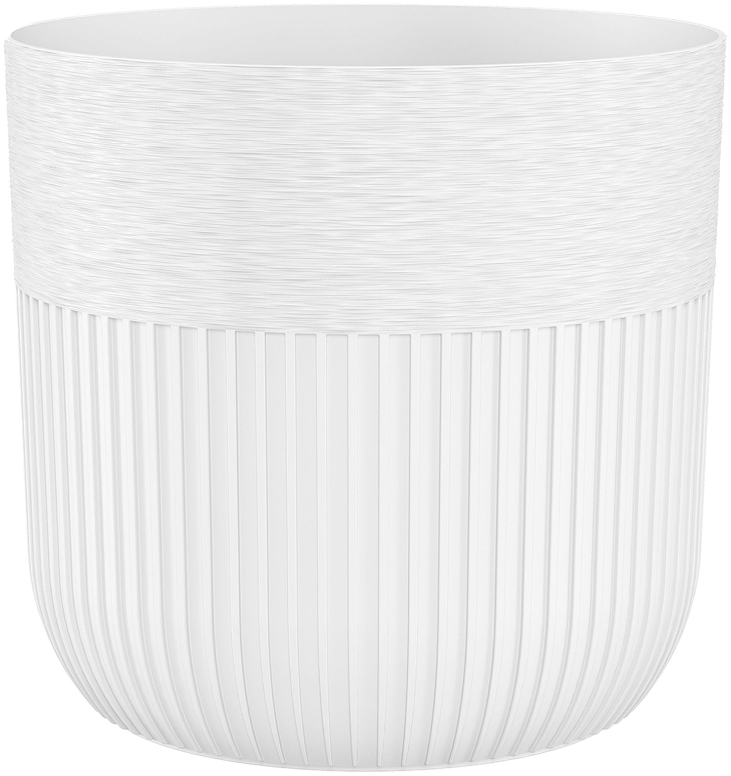 Luca Decorative Pot 160mm – White, No Drainage Hole